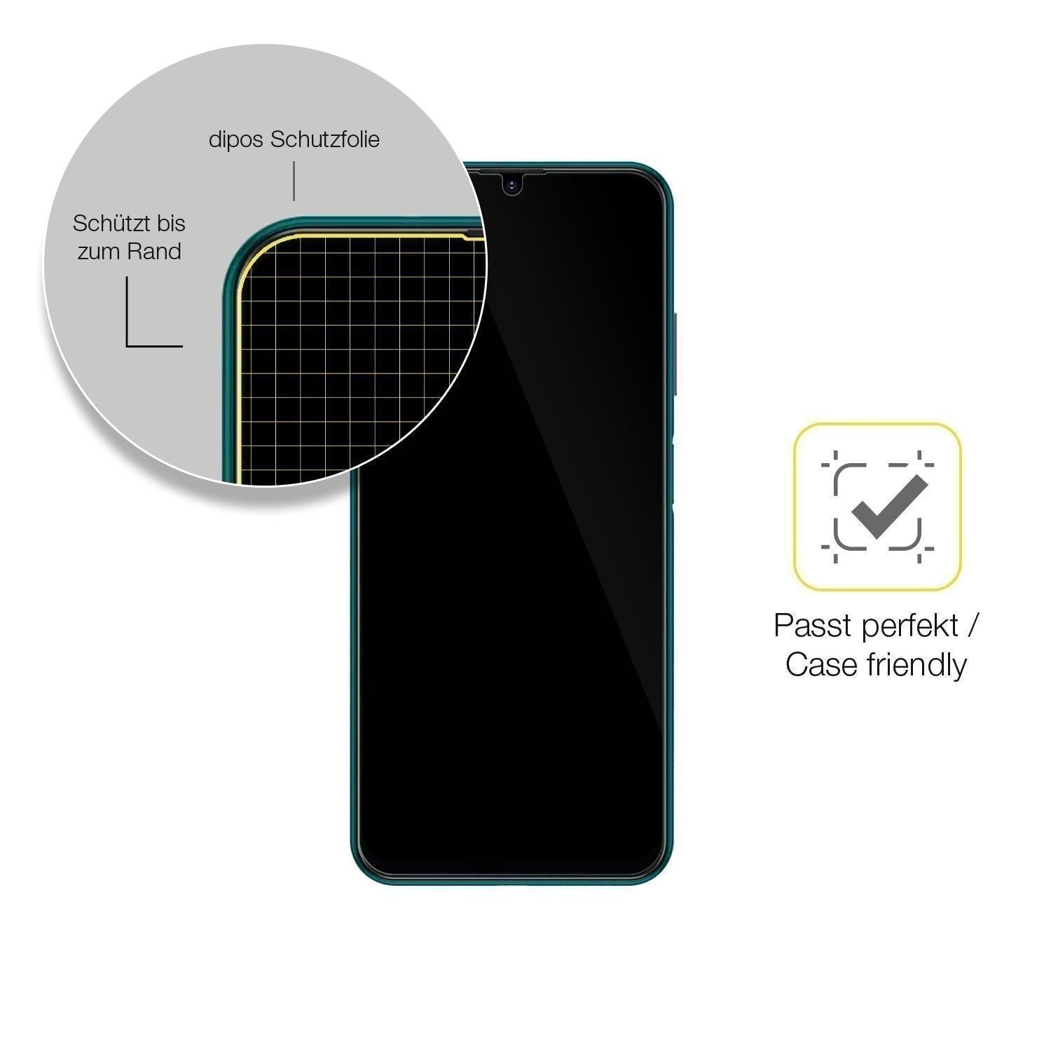 2x 3D Full Cover Schutzfolie für Philips S706 (6)