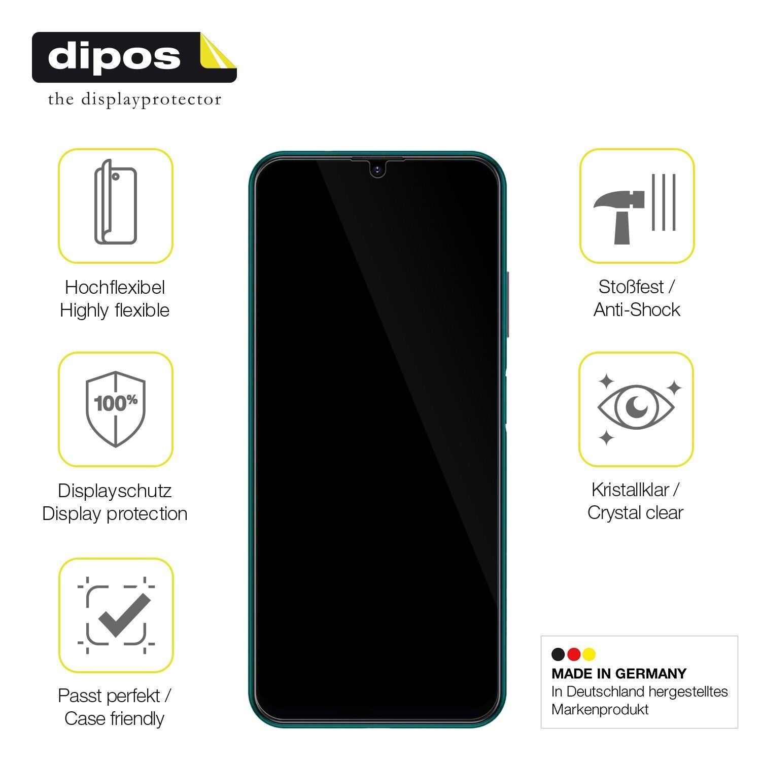 2x 3D Full Cover Schutzfolie für Philips S706 (7)
