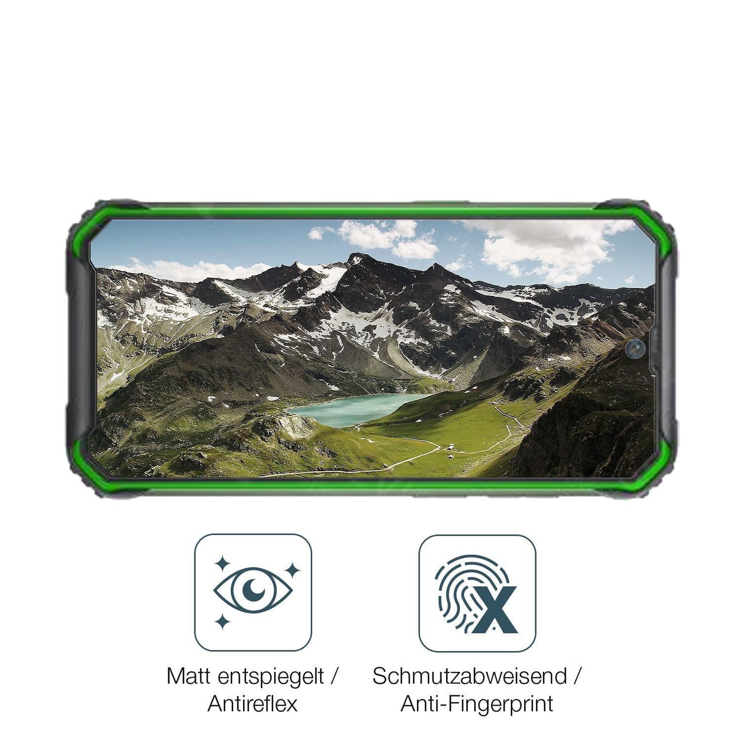 2x 9H Schutzfolie matt für Blackview BV7200 Panzer (5)