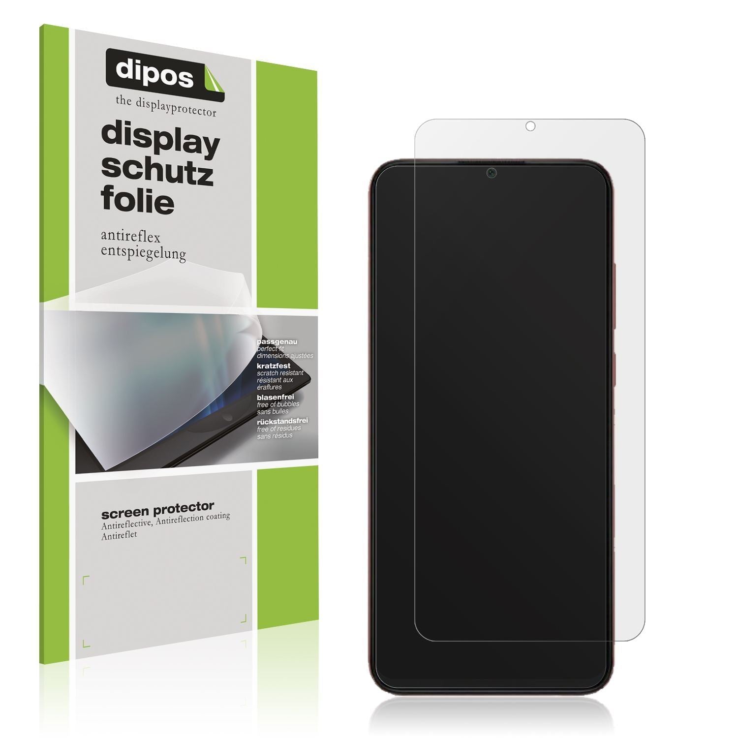 5x Schutzfolie matt für Samsung Galaxy F04 Display (1)
