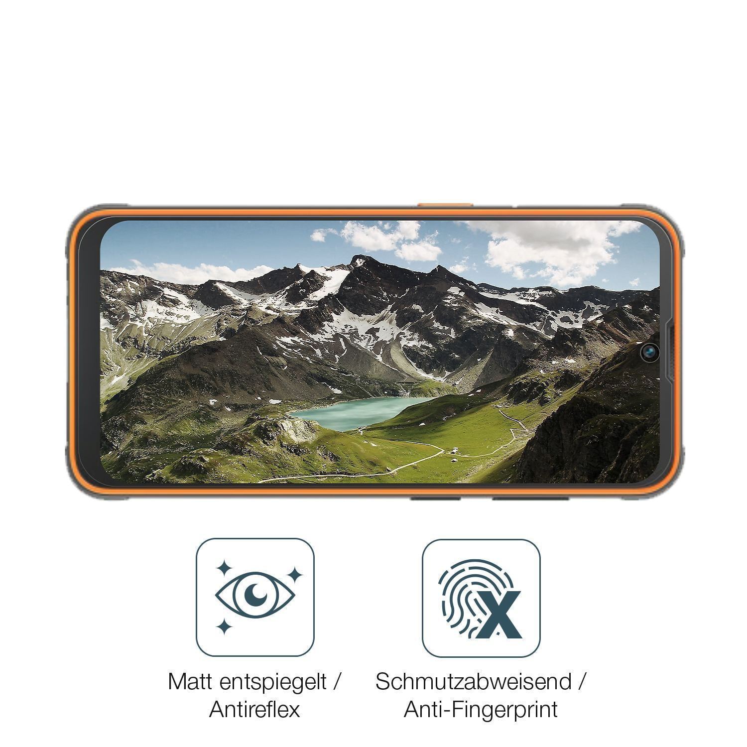 2x 9H Schutzfolie matt für Blackview BV5200 Pro Pa (5)