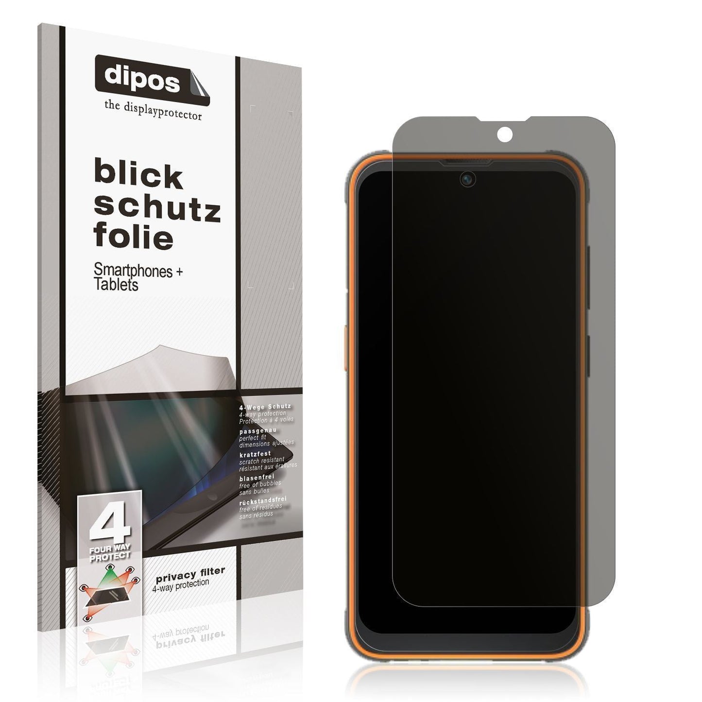 Blickschutzfolie für Blackview BV5200 Pro matt Sch (1)