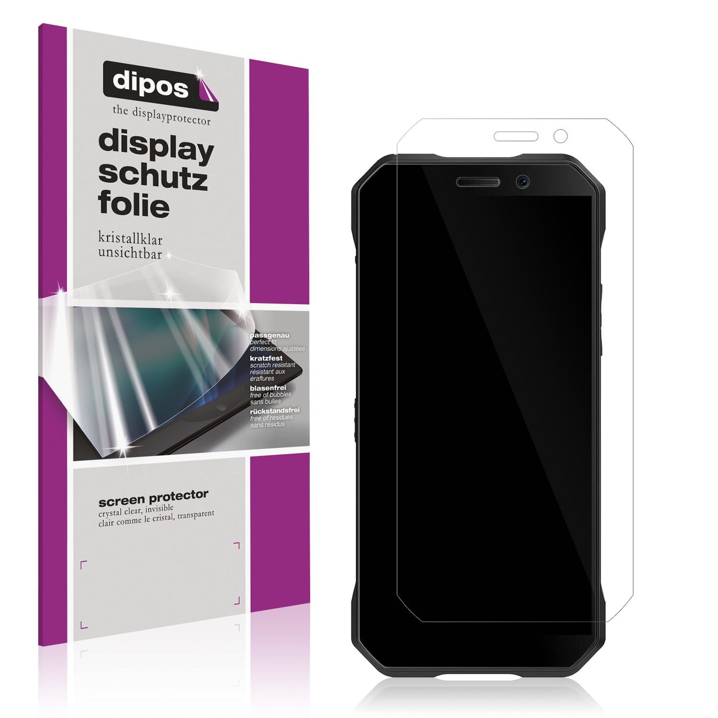 1x Schutzfolie klar für Doogee S61 Pro Display-Sch (1)