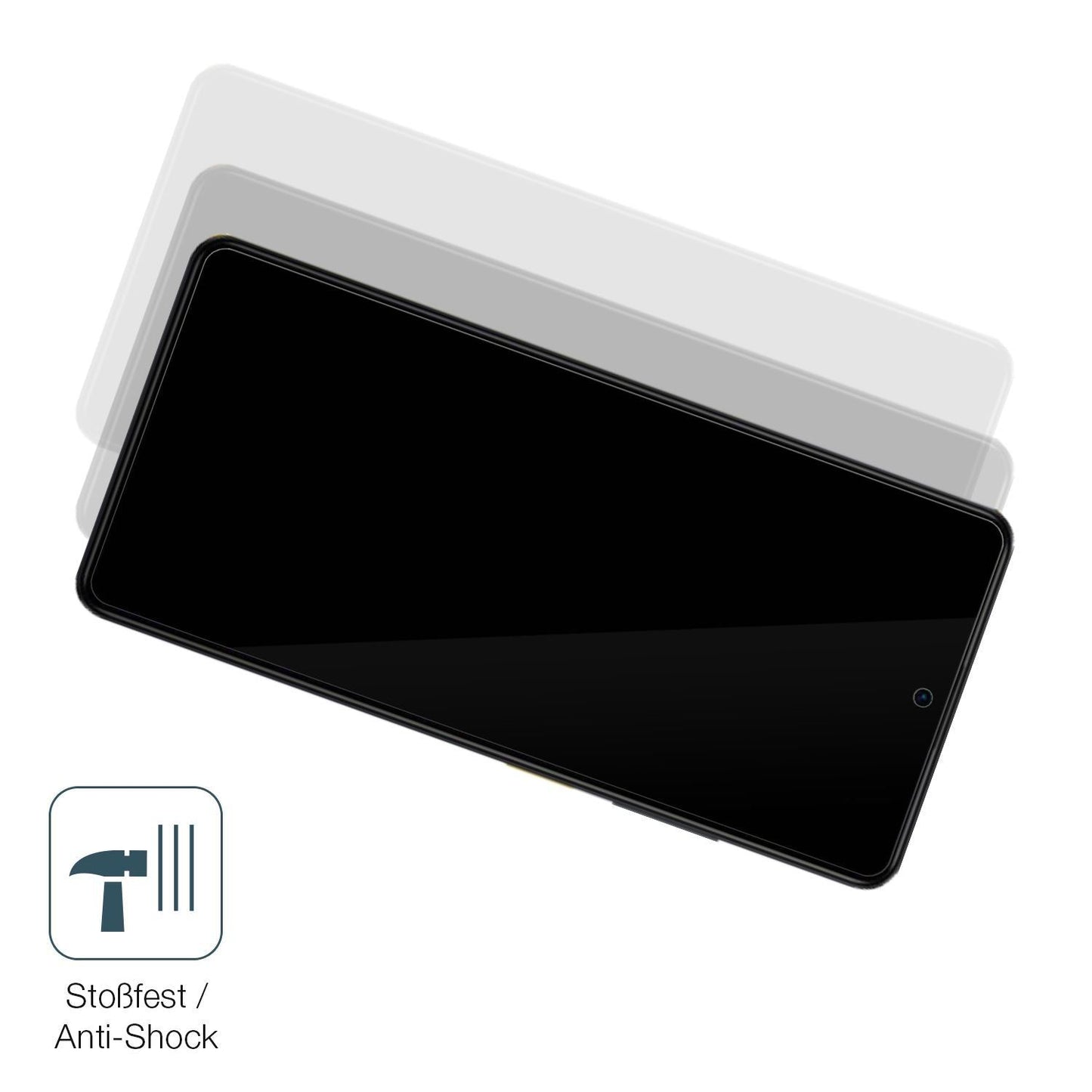 2x 9H Schutzfolie für Xiaomi MI Poco X5 Pro Panzer (4)