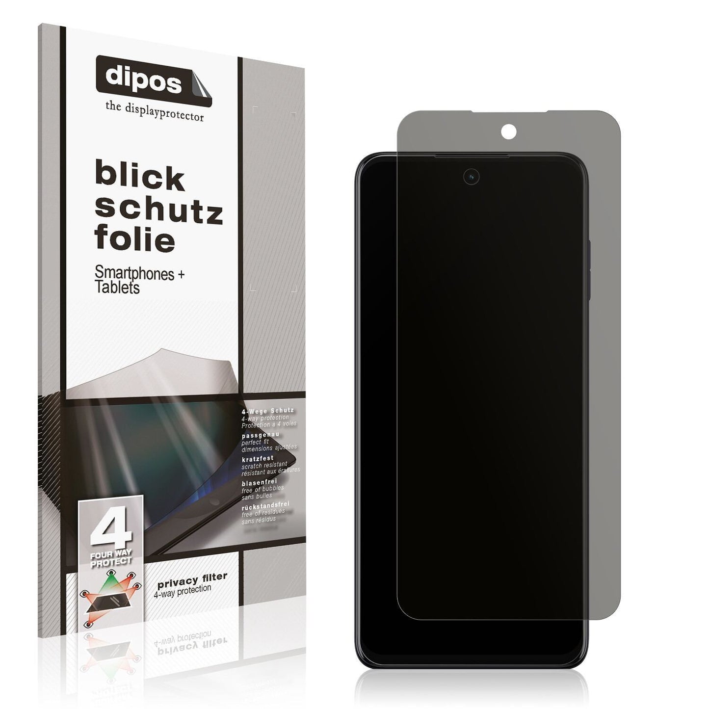 Blickschutzfolie für Motorola Moto G73 matt Schutz (1)