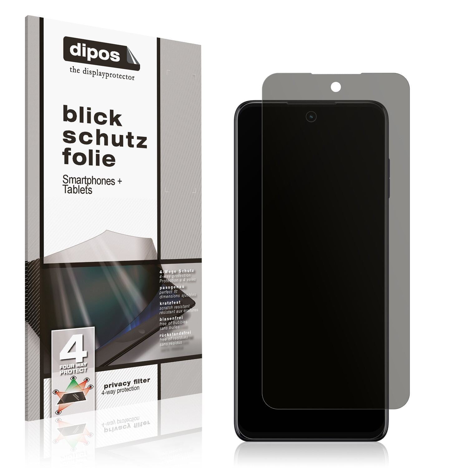 Blickschutzfolie für Motorola Moto G73 matt Schutz (1)