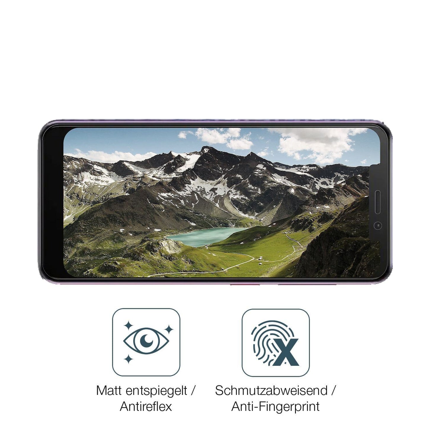 2x 9H Schutzfolie matt für Vodafone Smart N10 Panz (5)