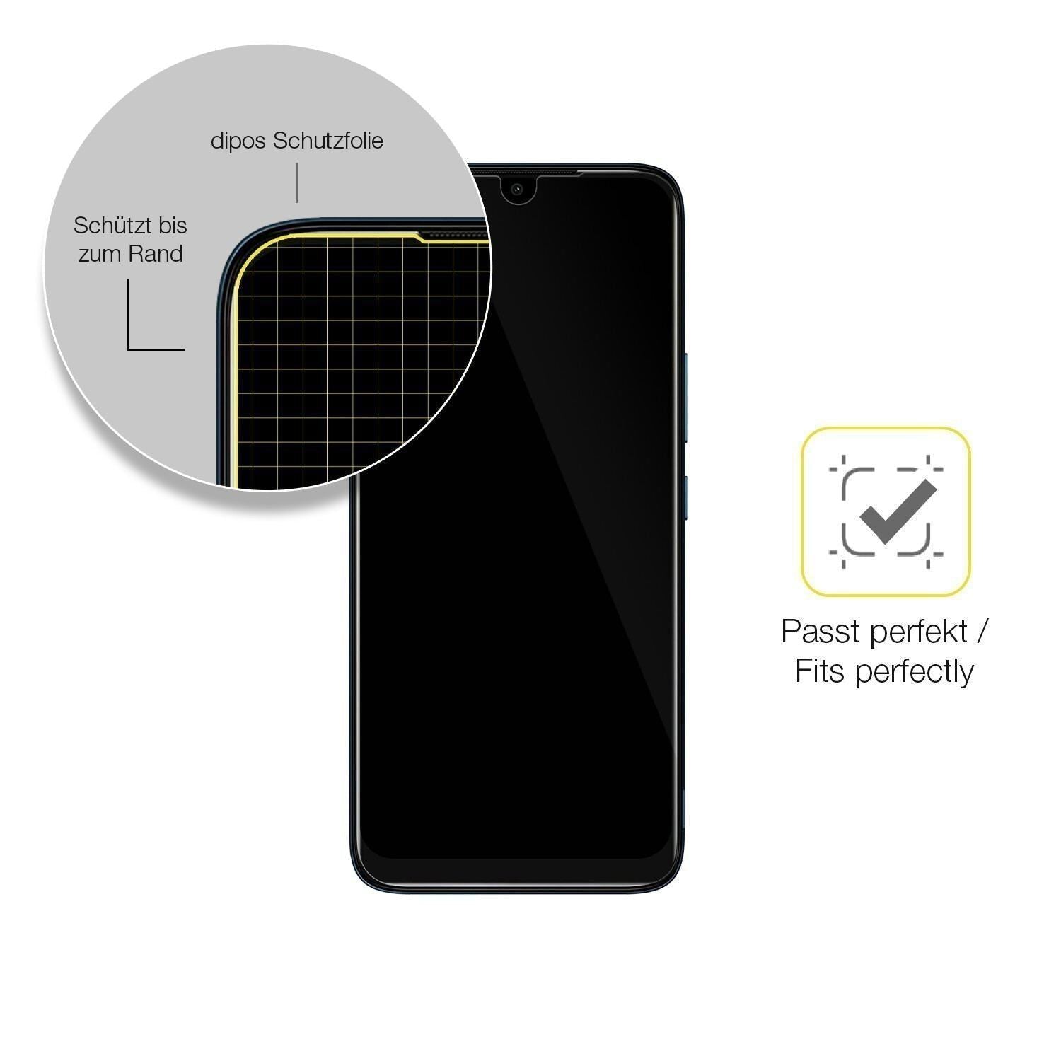 2x 3D Full Cover Schutzfolie für Nokia C12 (6)