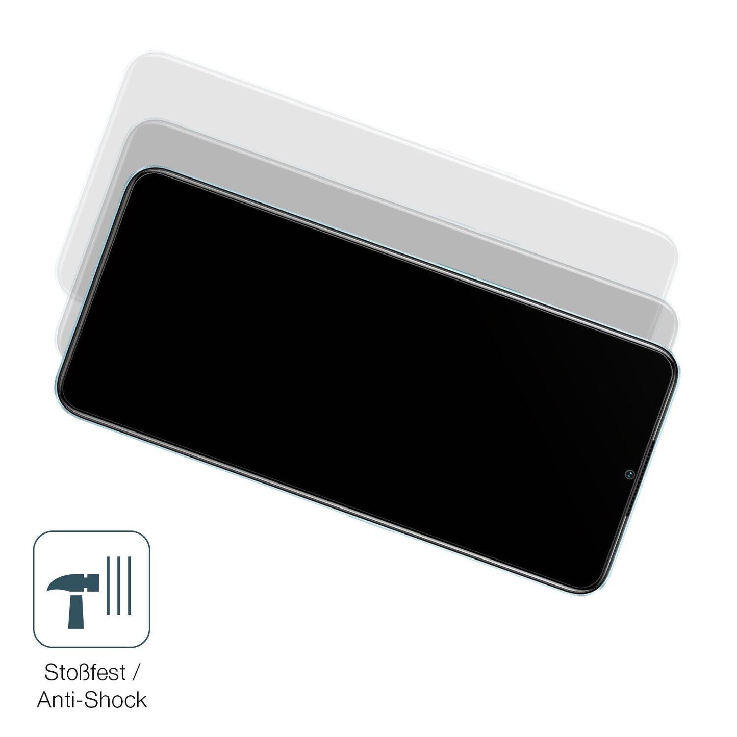 1x 9H Schutzfolie matt für OPPO A78 Panzerfolie (4)