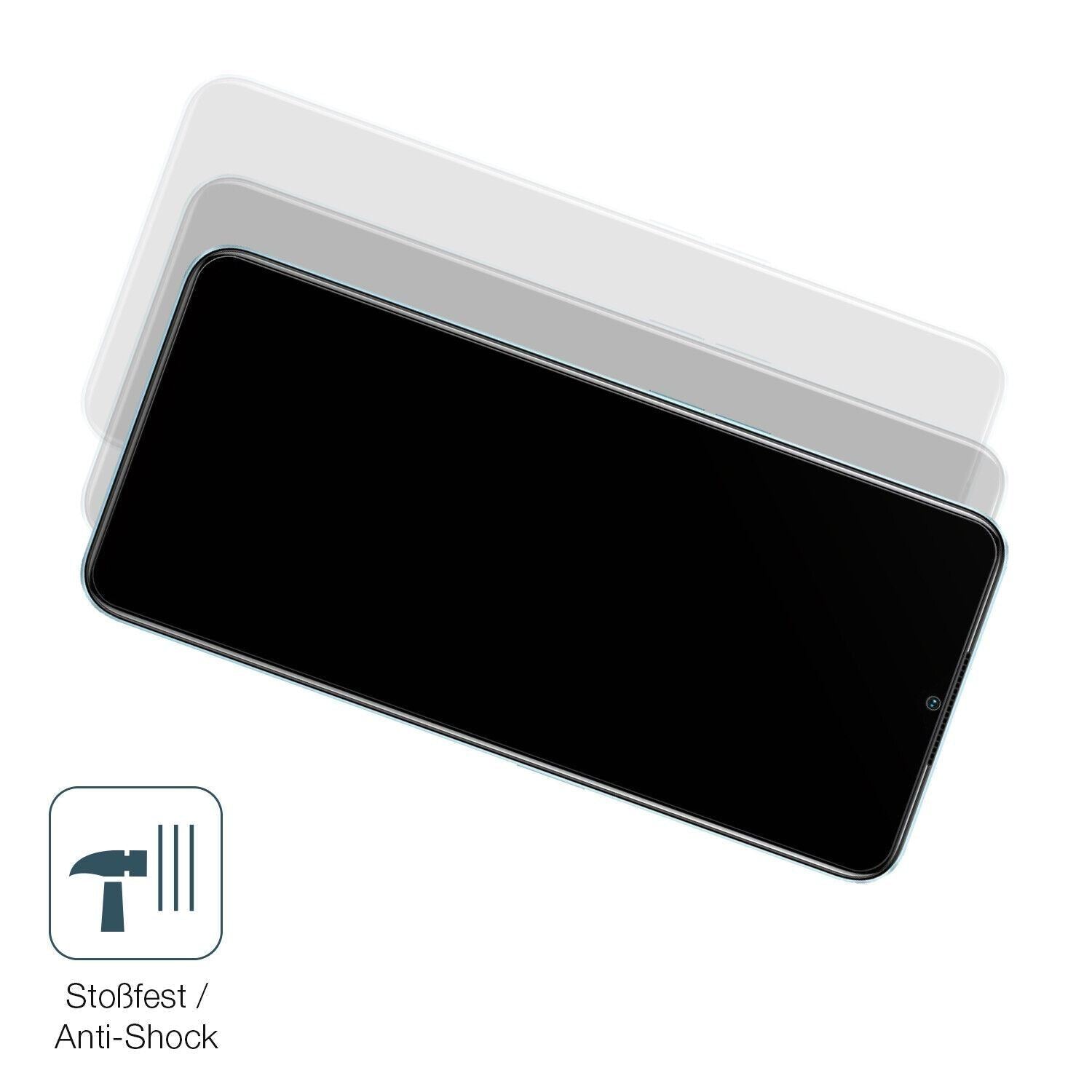 1x 9H Schutzfolie matt für OPPO A78 Panzerfolie (4)