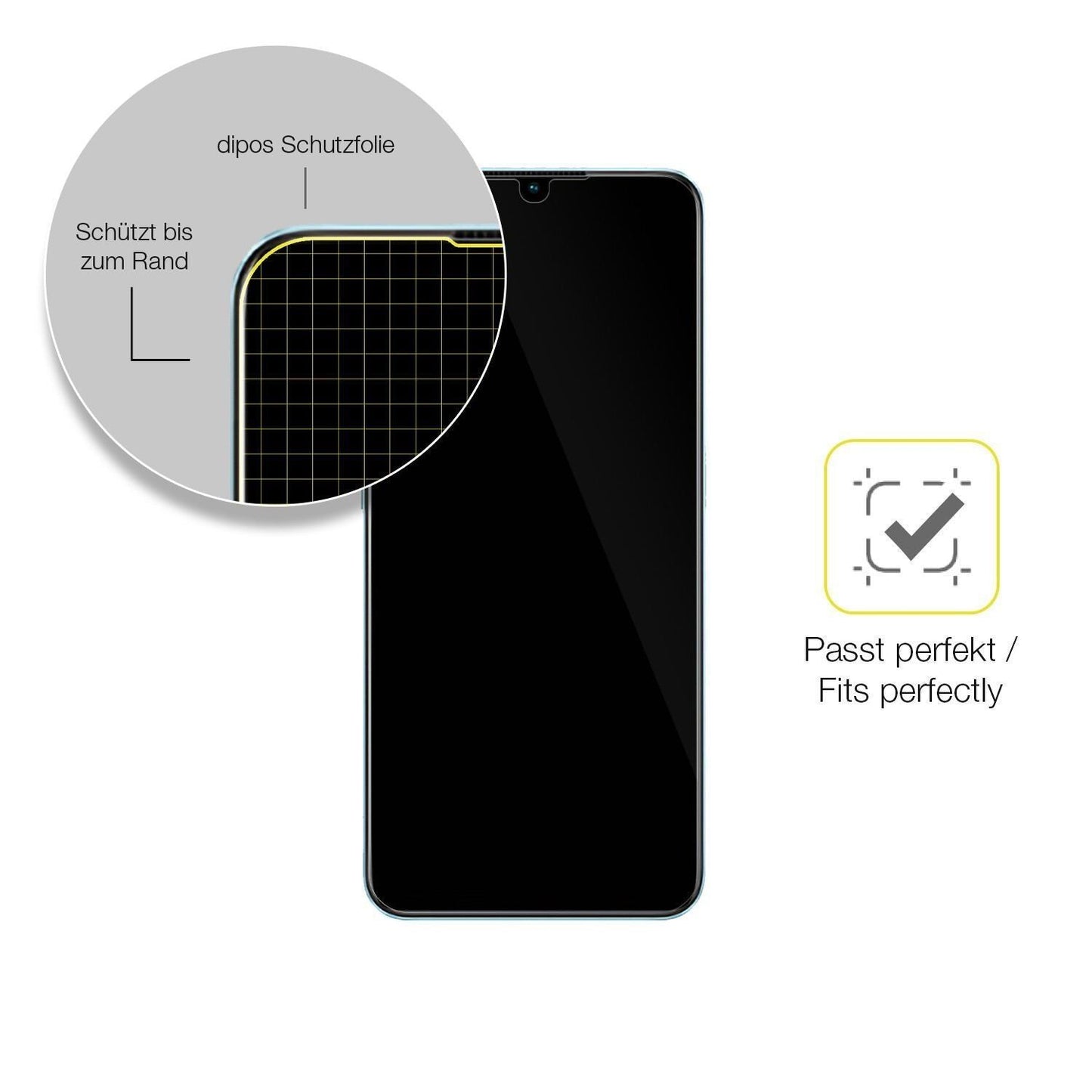 2x 3D Full Cover Schutzfolie für Oppo A58 (6)