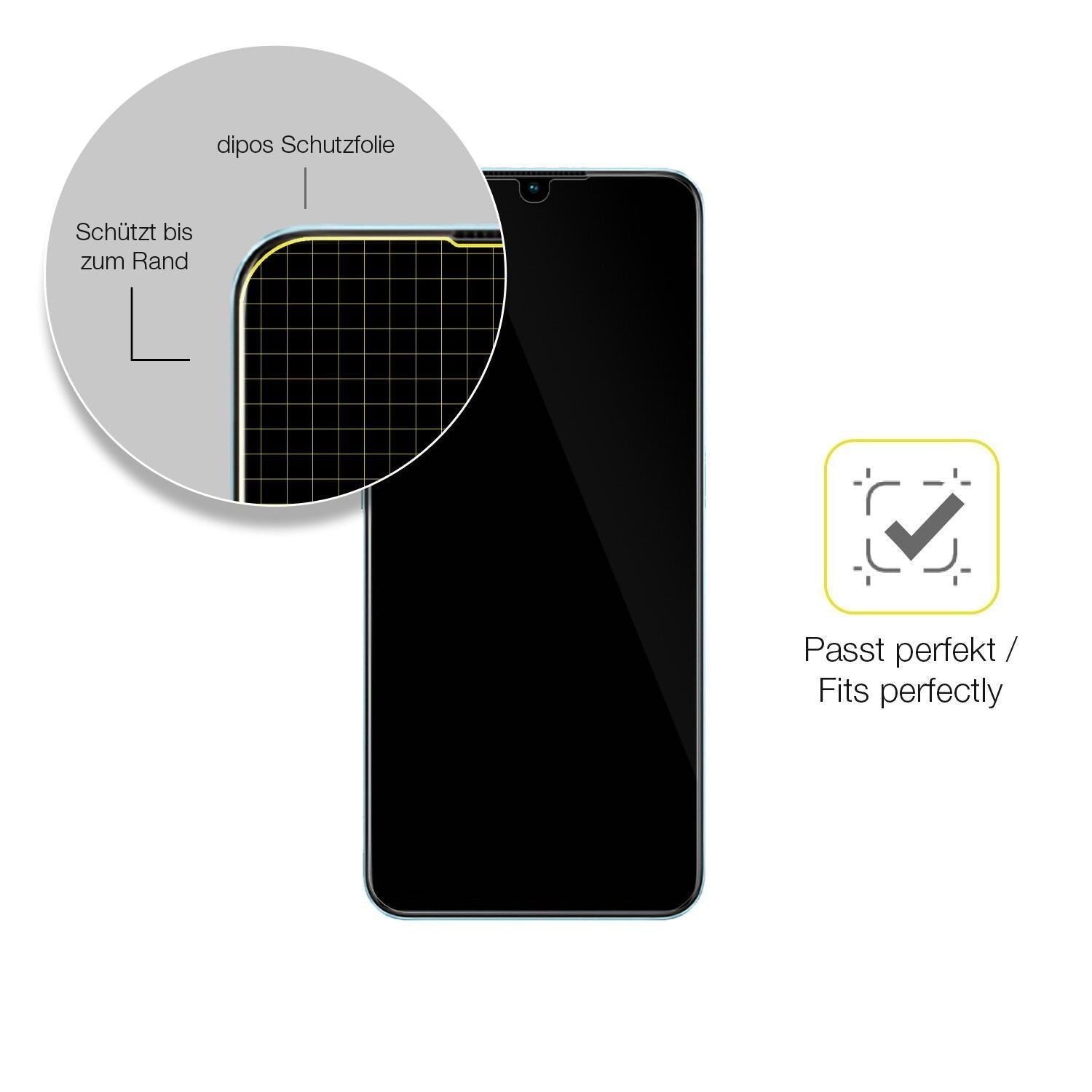 2x 3D Full Cover Schutzfolie für Oppo A58 (6)