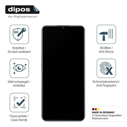 2x 9H Schutzfolie matt für Oppo A58 Panzerfolie (7)
