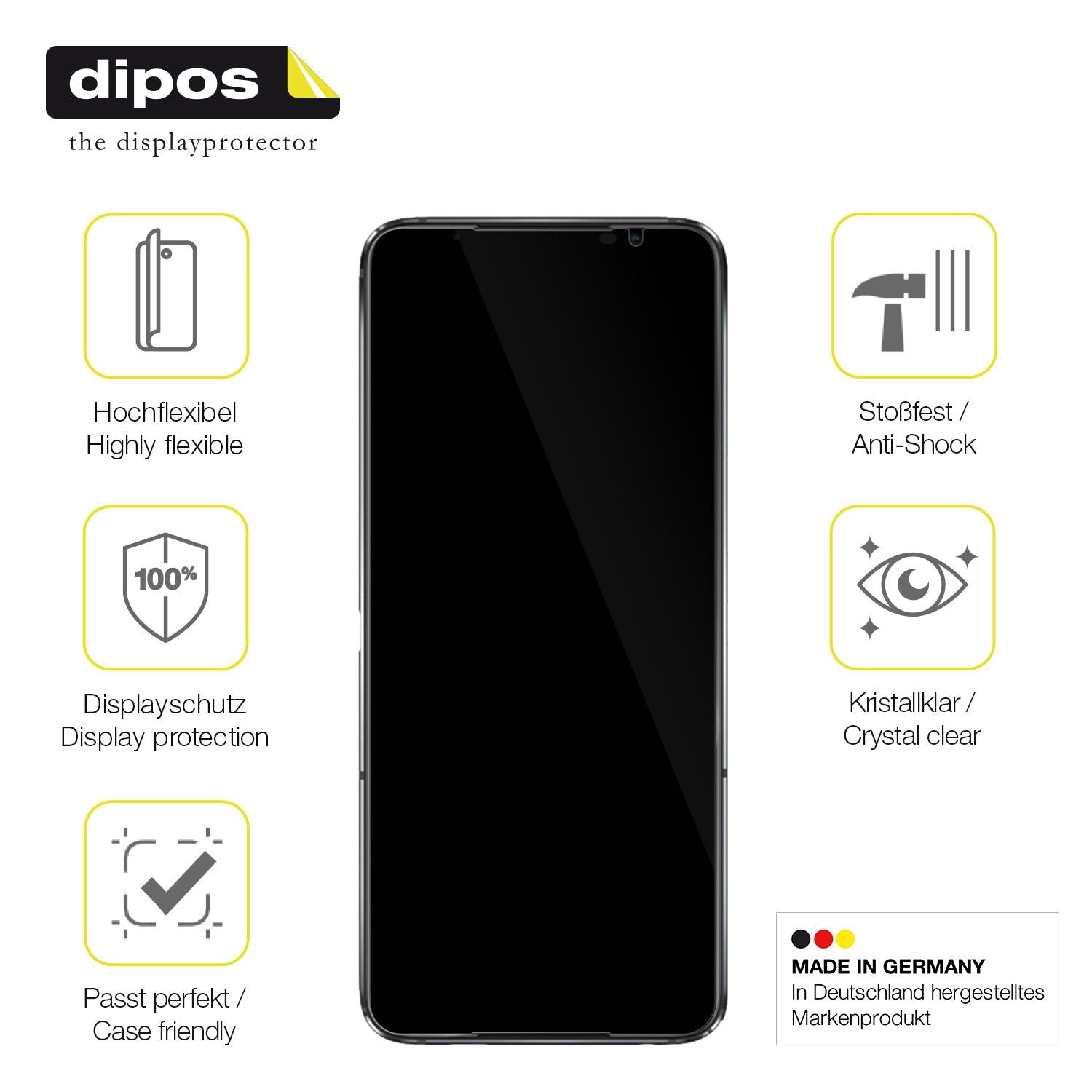 2x 3D Full Cover Schutzfolie für ASUS ROG Phone 6D (7)
