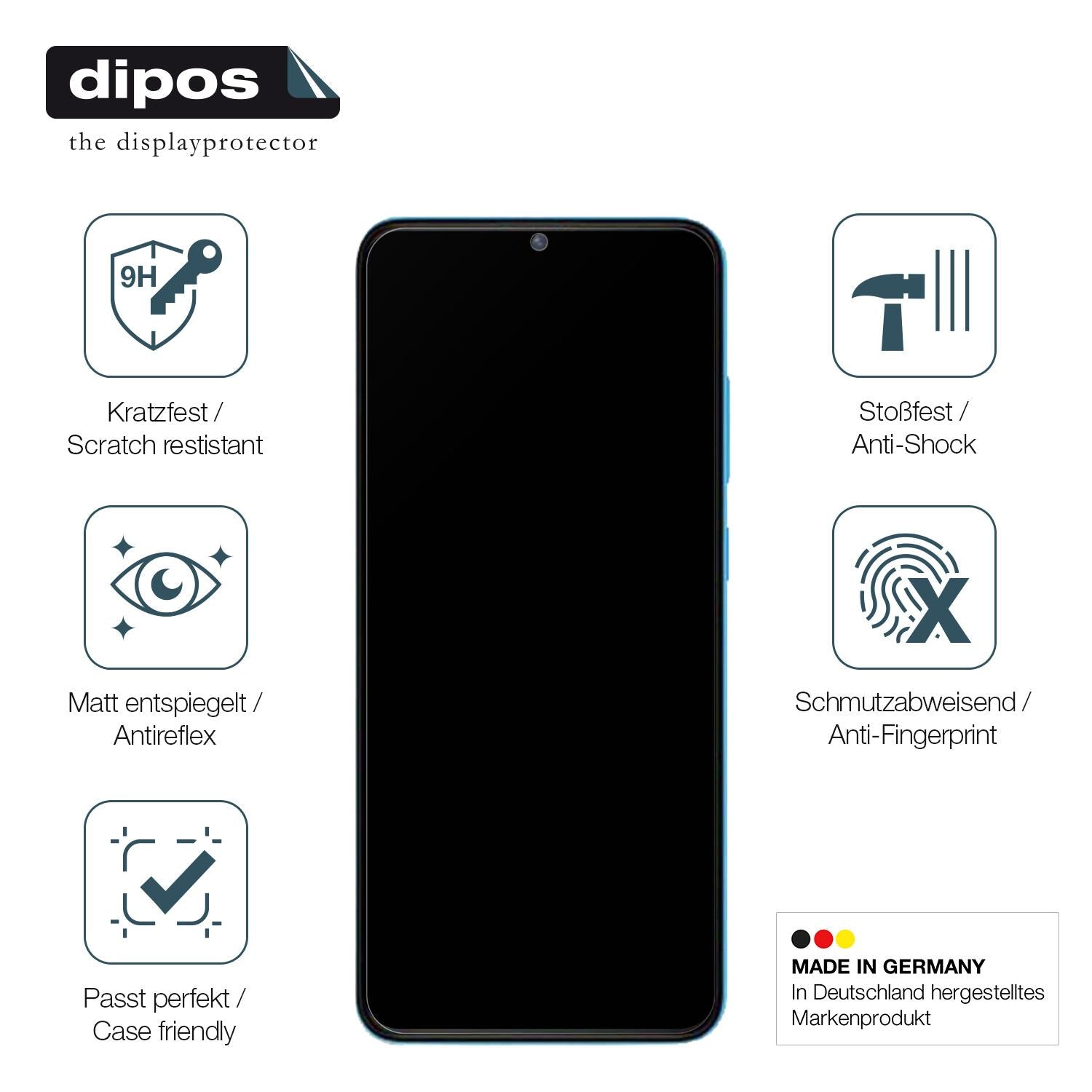 2x 9H Schutzfolie matt für Walton Orbit Y50 Panzer (7)
