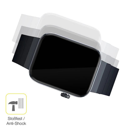 2x 3D Full Cover Schutzfolie für Mibro Watch T1 (4)