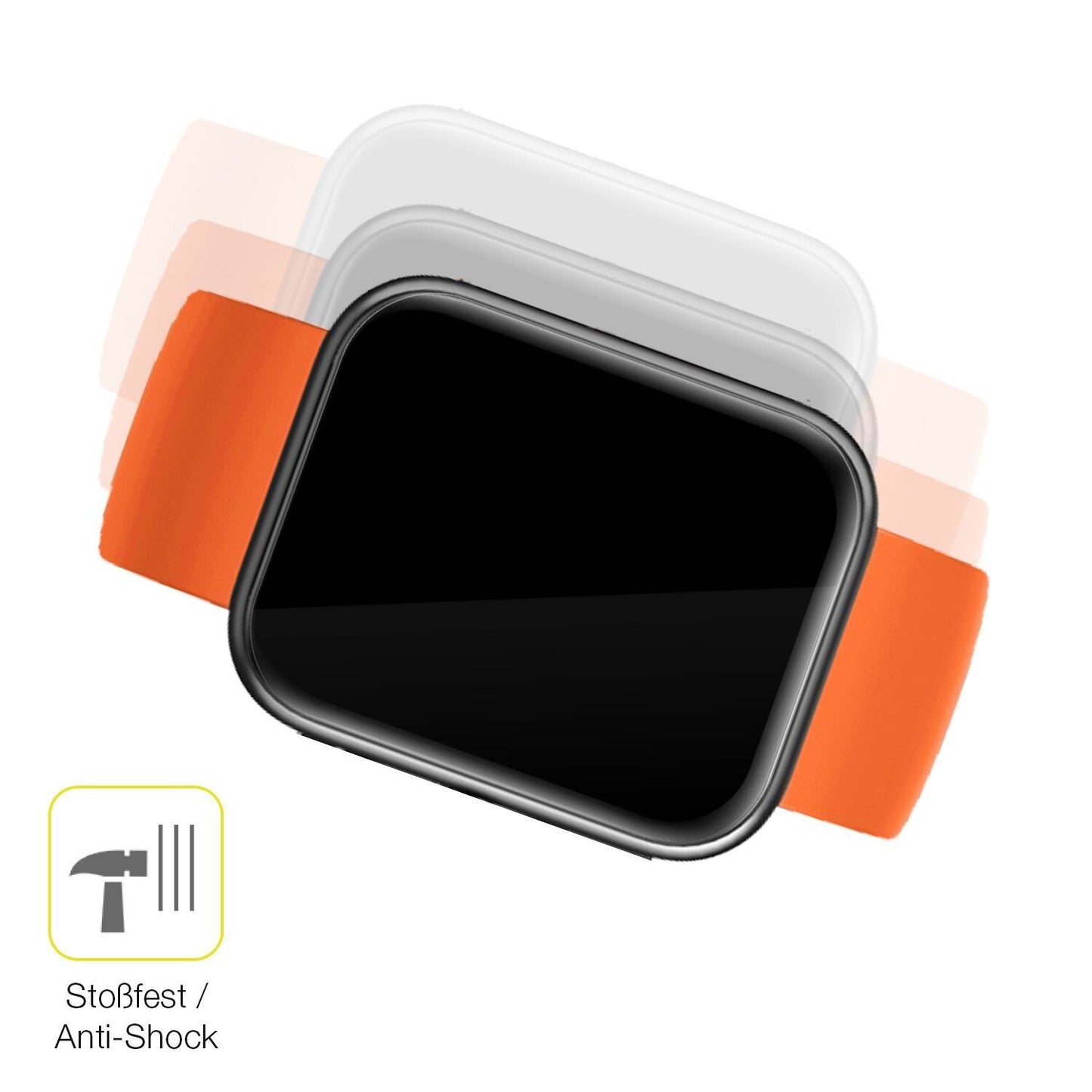 2x 3D Full Cover Schutzfolie für Maimo Watch (4)