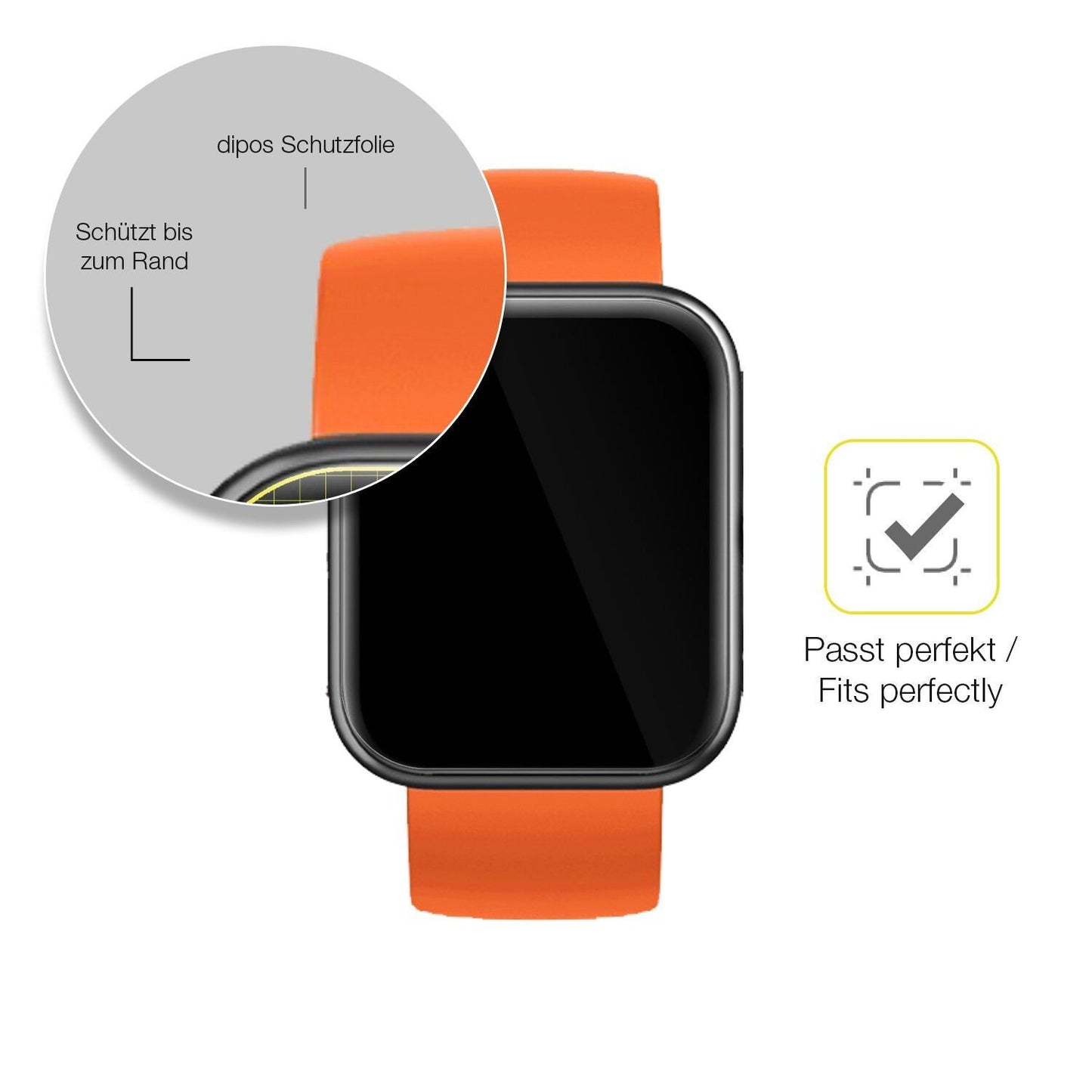 2x 3D Full Cover Schutzfolie für Maimo Watch (6)