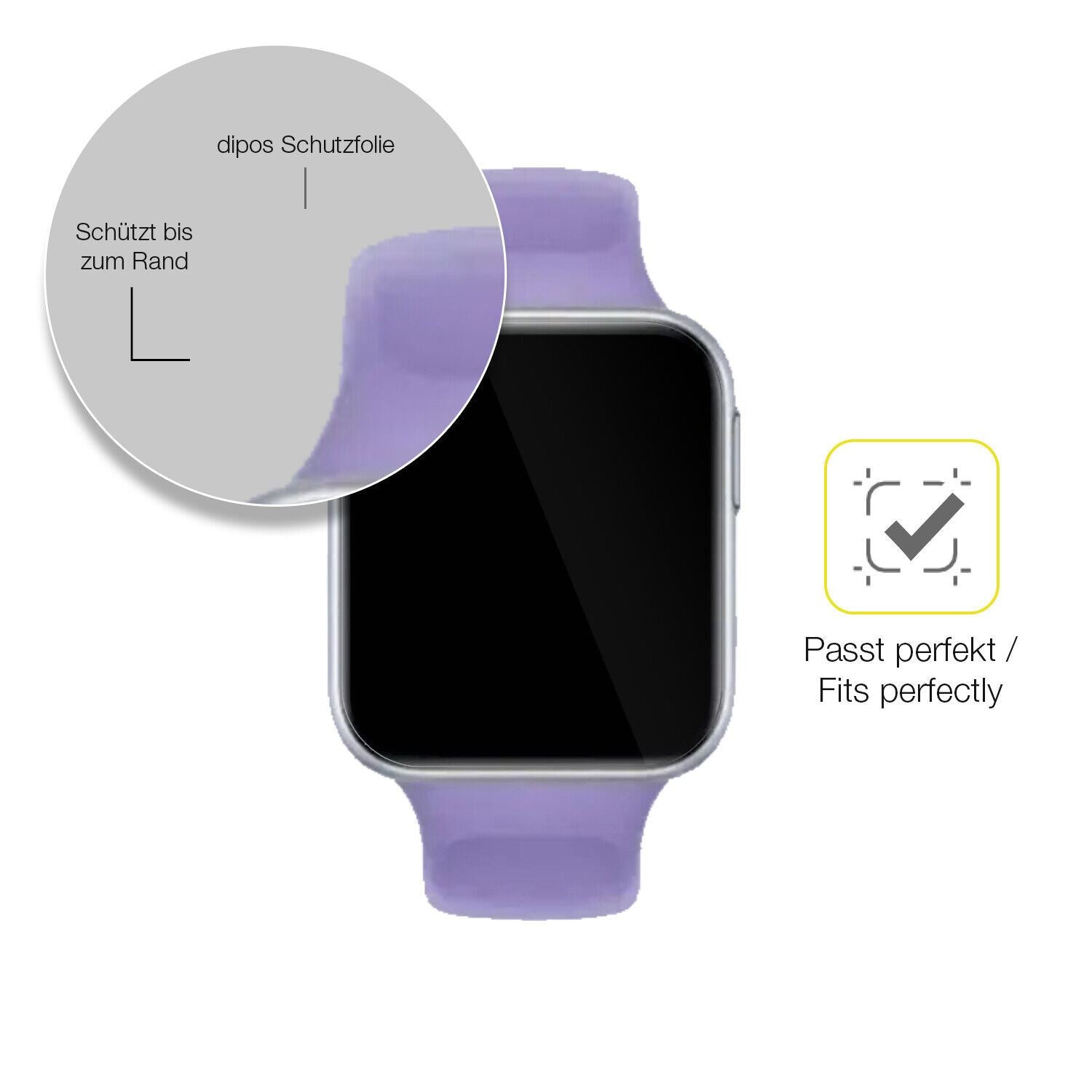1x 3D Full Cover Schutzfolie für Oppo Watch SE (6)