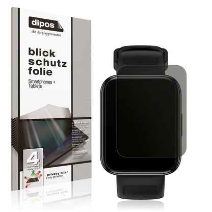 Blickschutzfolie für Realme Watch 3 matt Schutzfol (1)