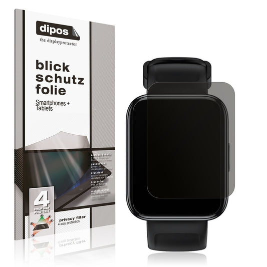 Blickschutzfolie für Realme Watch 3 matt Schutzfol (1)