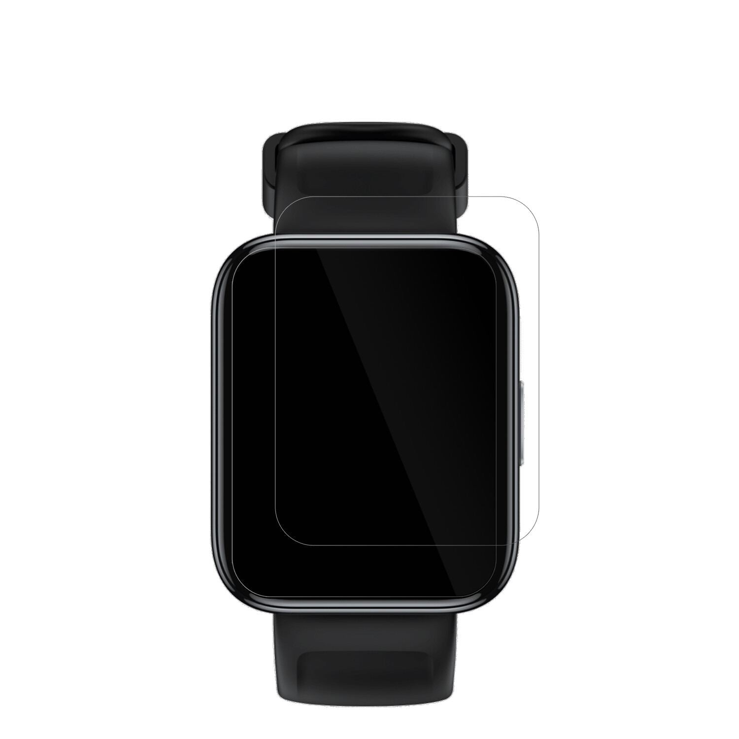 2x Schutzfolie klar für Realme Watch 3 Display-Sch (2)