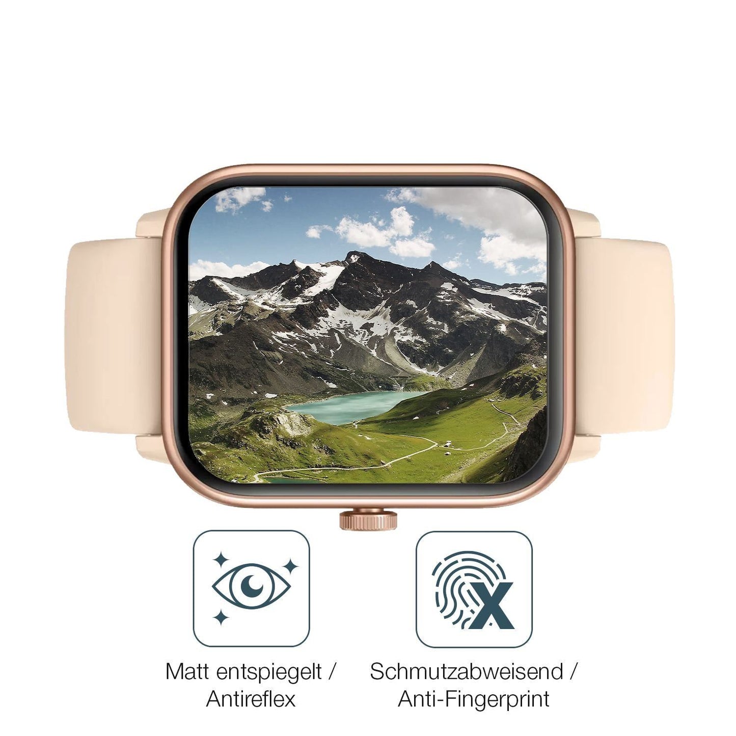 2x 9H Schutzfolie matt für Noise Colorfit Pro 4 Ma (5)