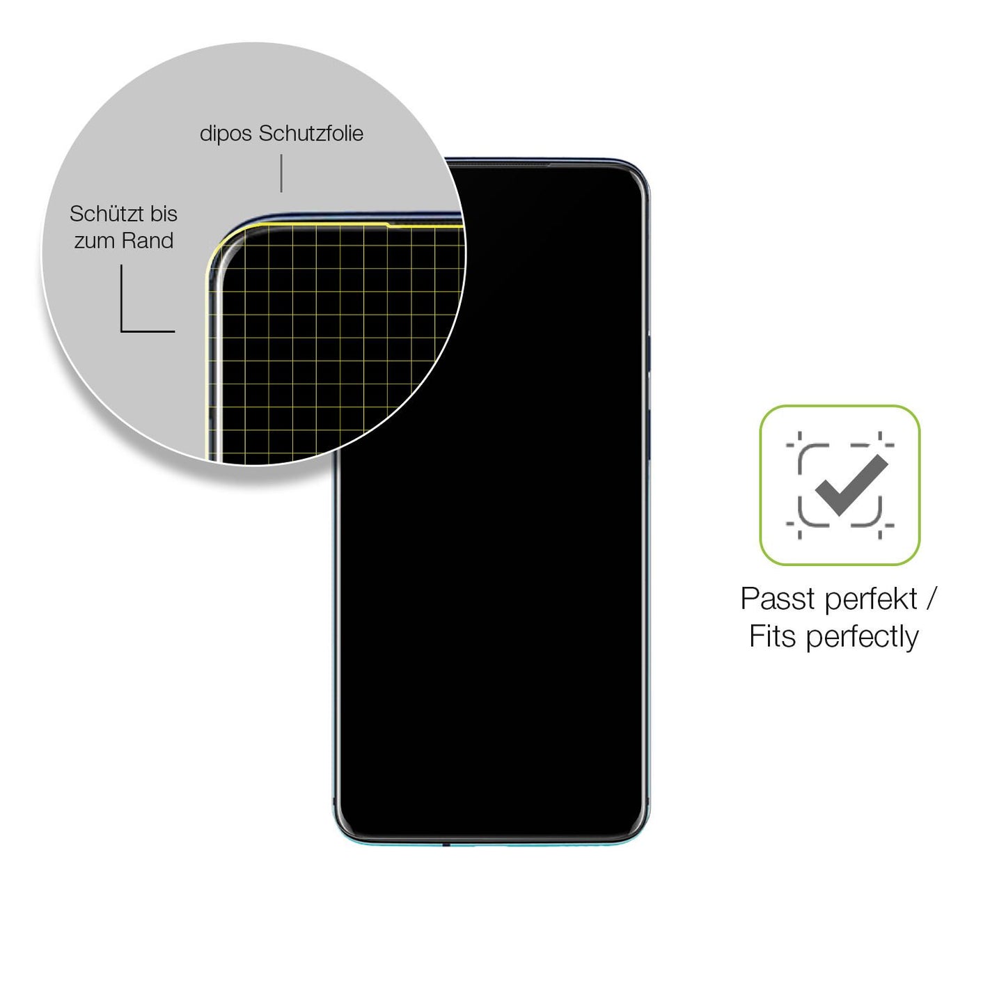 2x Full Cover Schutzfolie matt für OnePlus 7T Pro (6)