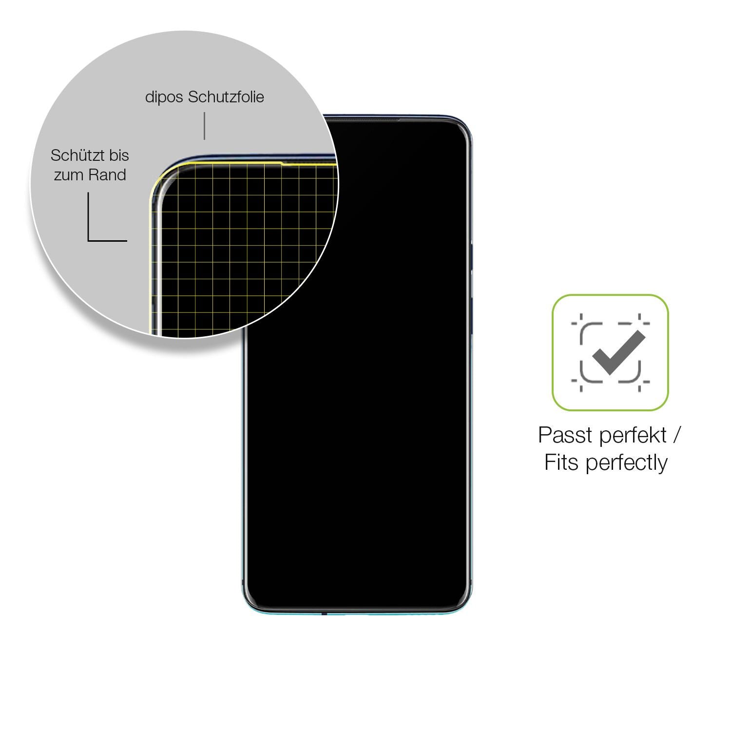 2x Full Cover Schutzfolie matt für OnePlus 7T Pro (6)