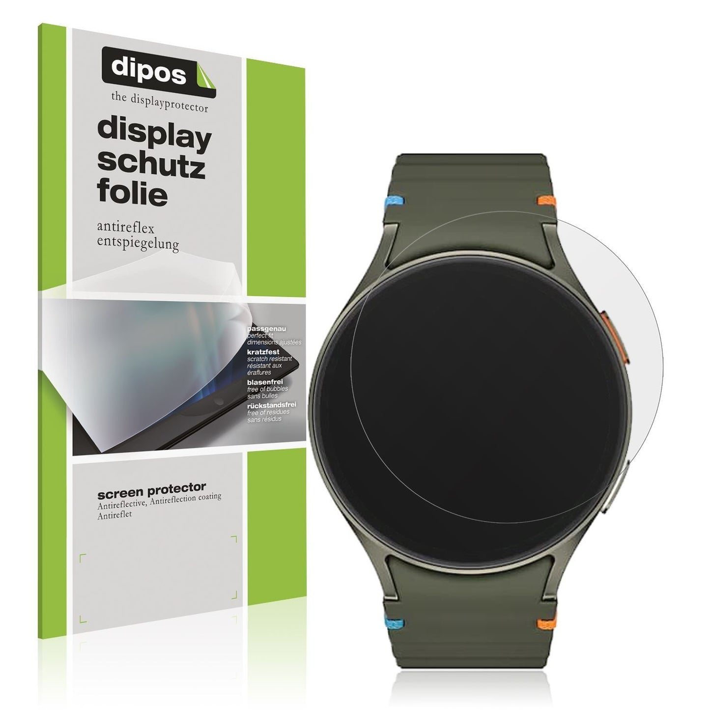 6x Schutzfolie matt für Samsung Galaxy Watch 7 40m (1)