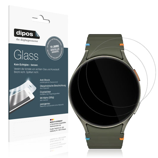 2x 9H Schutzfolie für Samsung Galaxy Watch 7 40mm  (1)