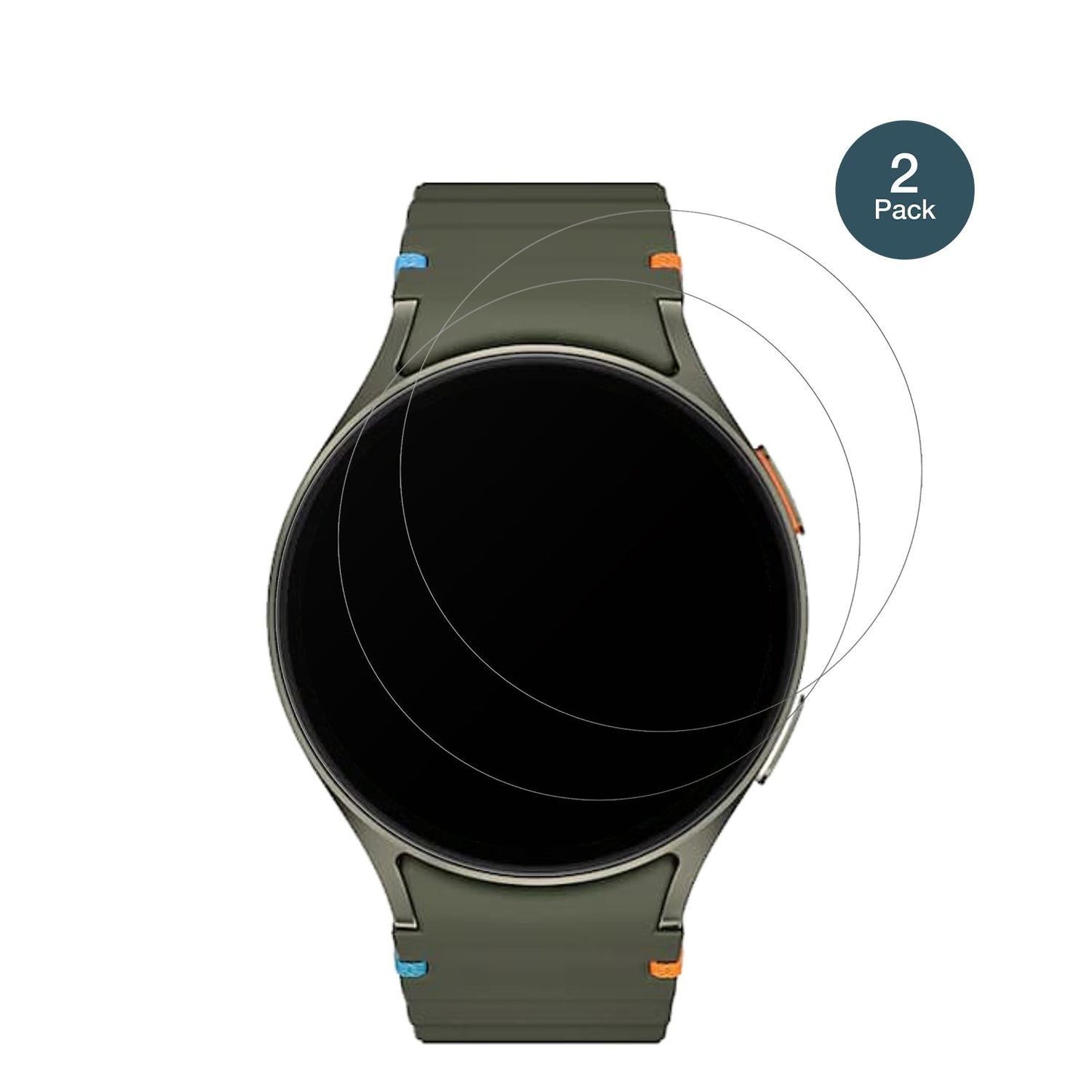 2x 9H Schutzfolie matt für Samsung Galaxy Watch 7  (2)