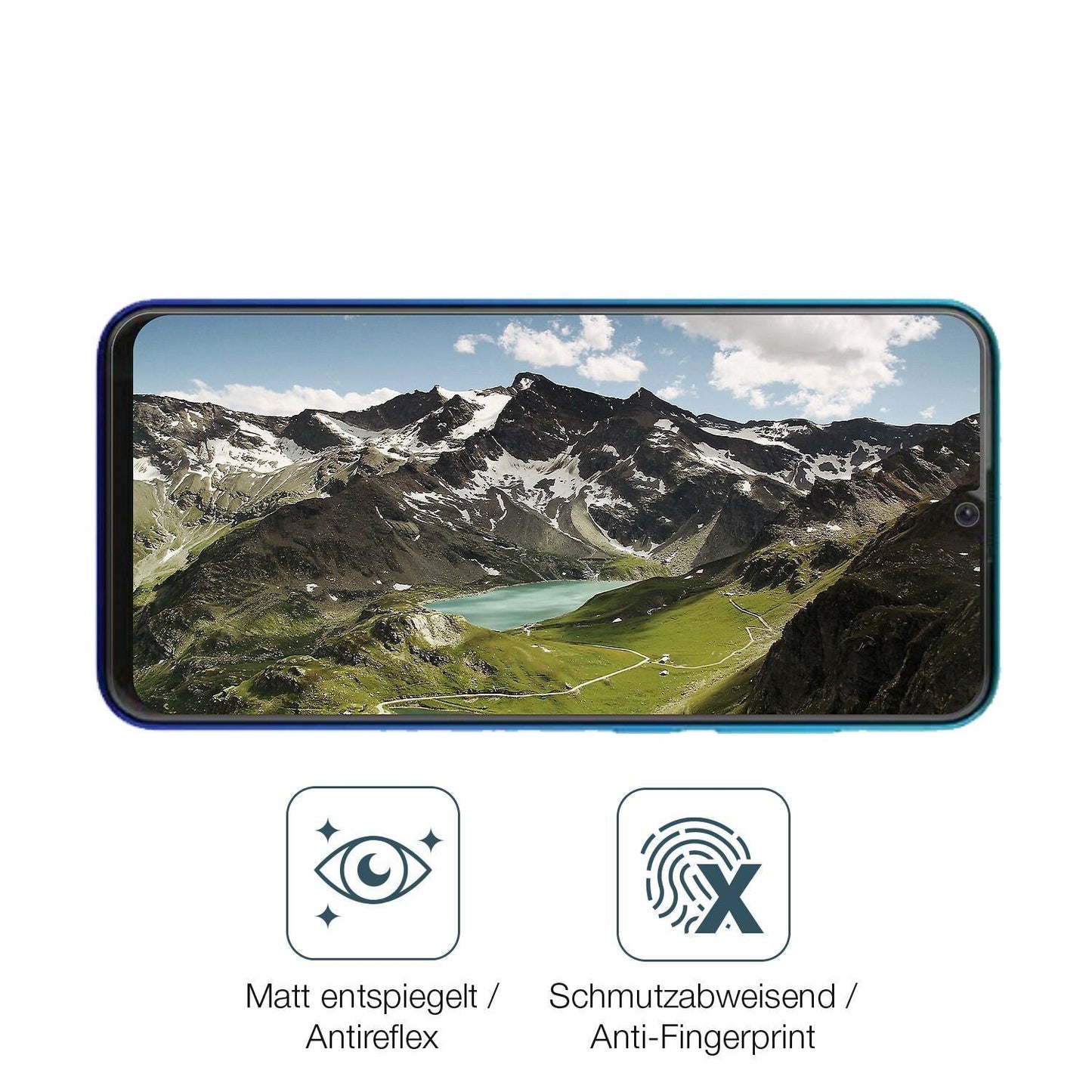 2x 9H Schutzfolie matt für Walton H8 pro Panzerfol (5)