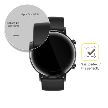 2x 3D Full Cover Schutzfolie für Huawei Watch GT2  (6)