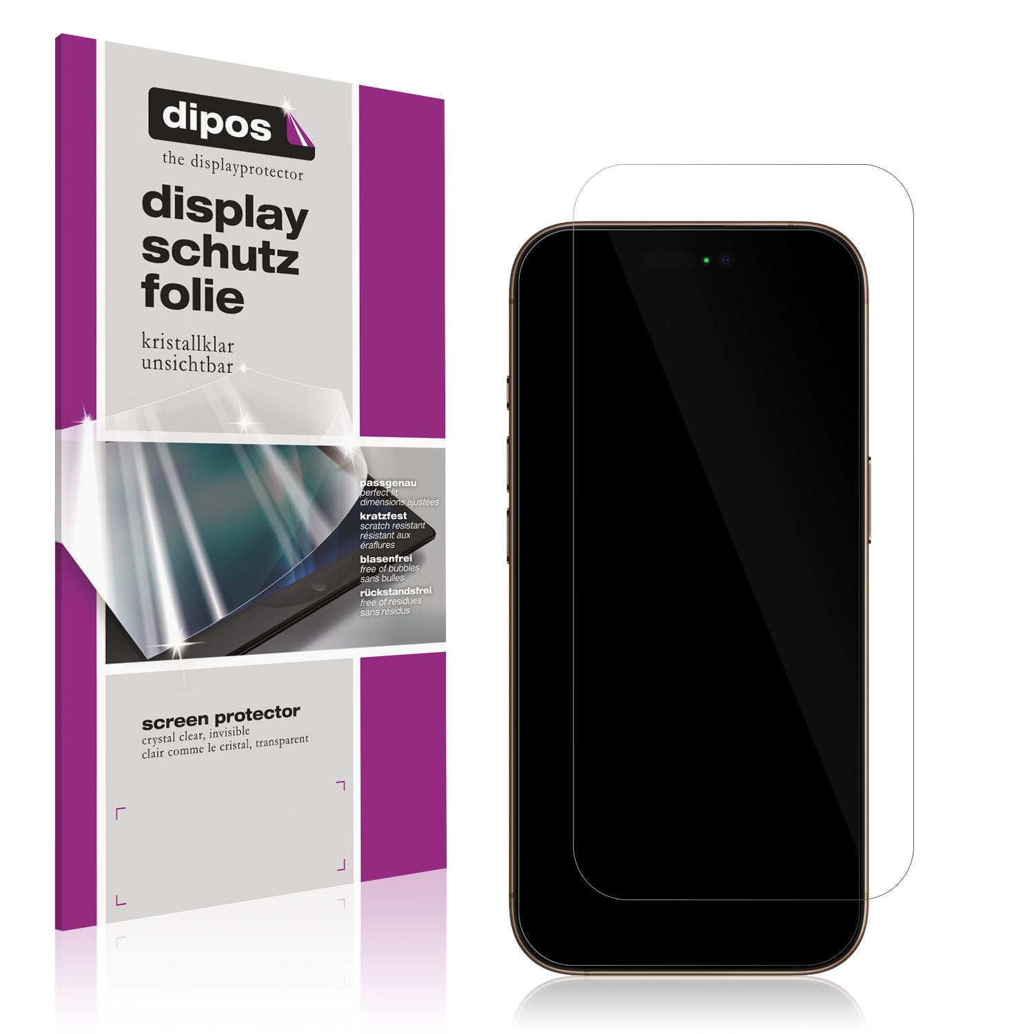 4x Schutzfolie klar für Apple iPhone 16 Pro Displa (1)