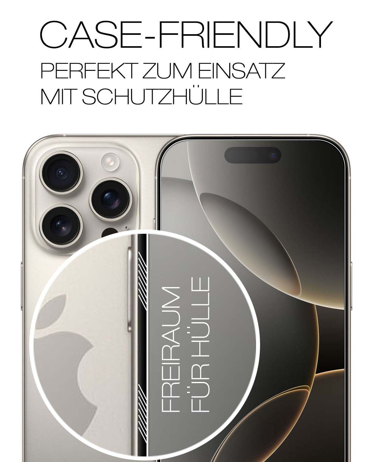 4x Schutzfolie klar für Apple iPhone 16 Pro Displa (2)