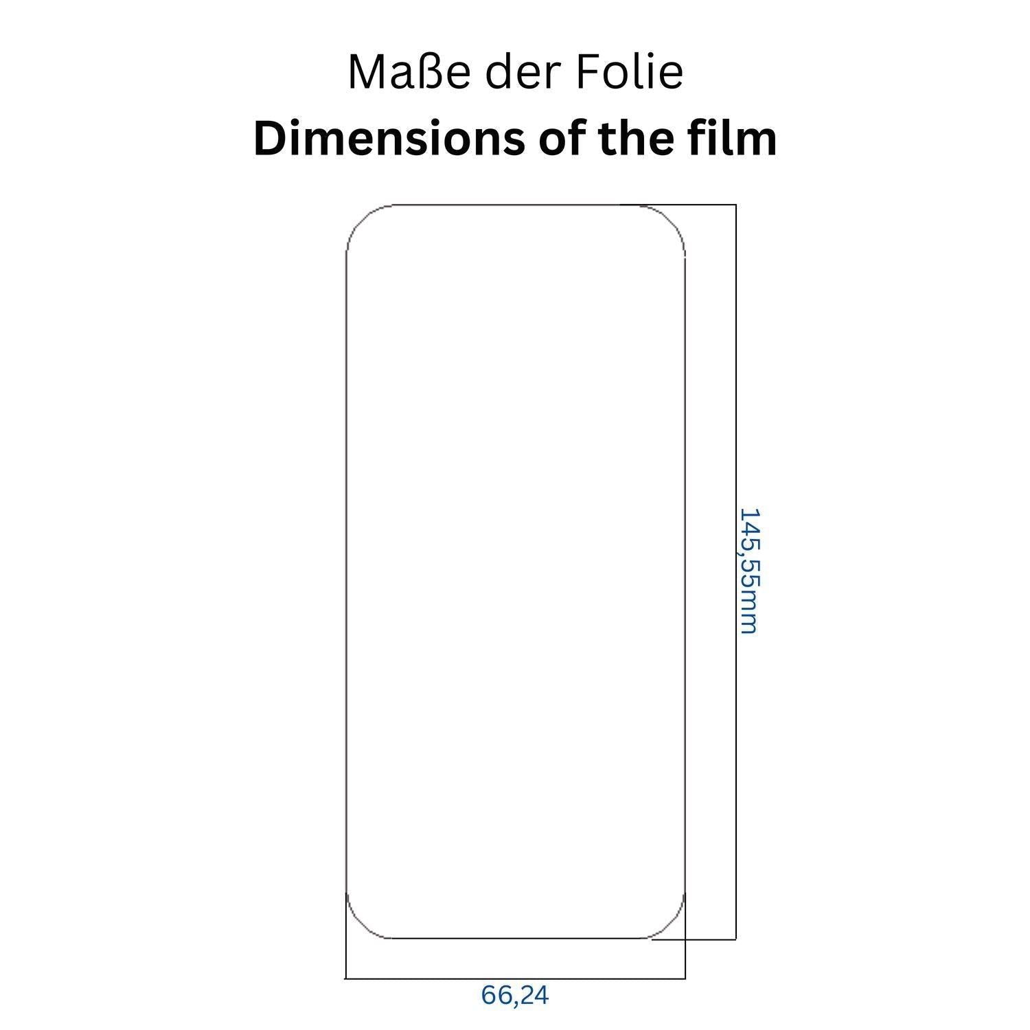 4x Schutzfolie klar für Apple iPhone 16 Pro Displa (4)