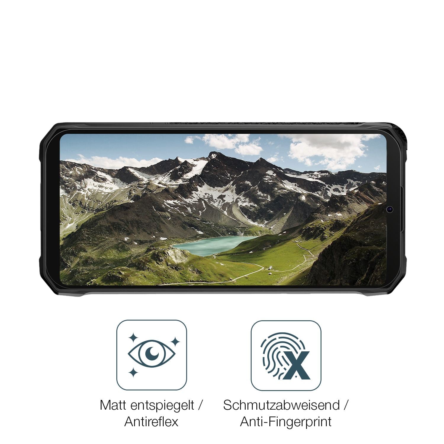 2x 9H Schutzfolie matt für Hotwav T7 Pro Panzerfol (5)