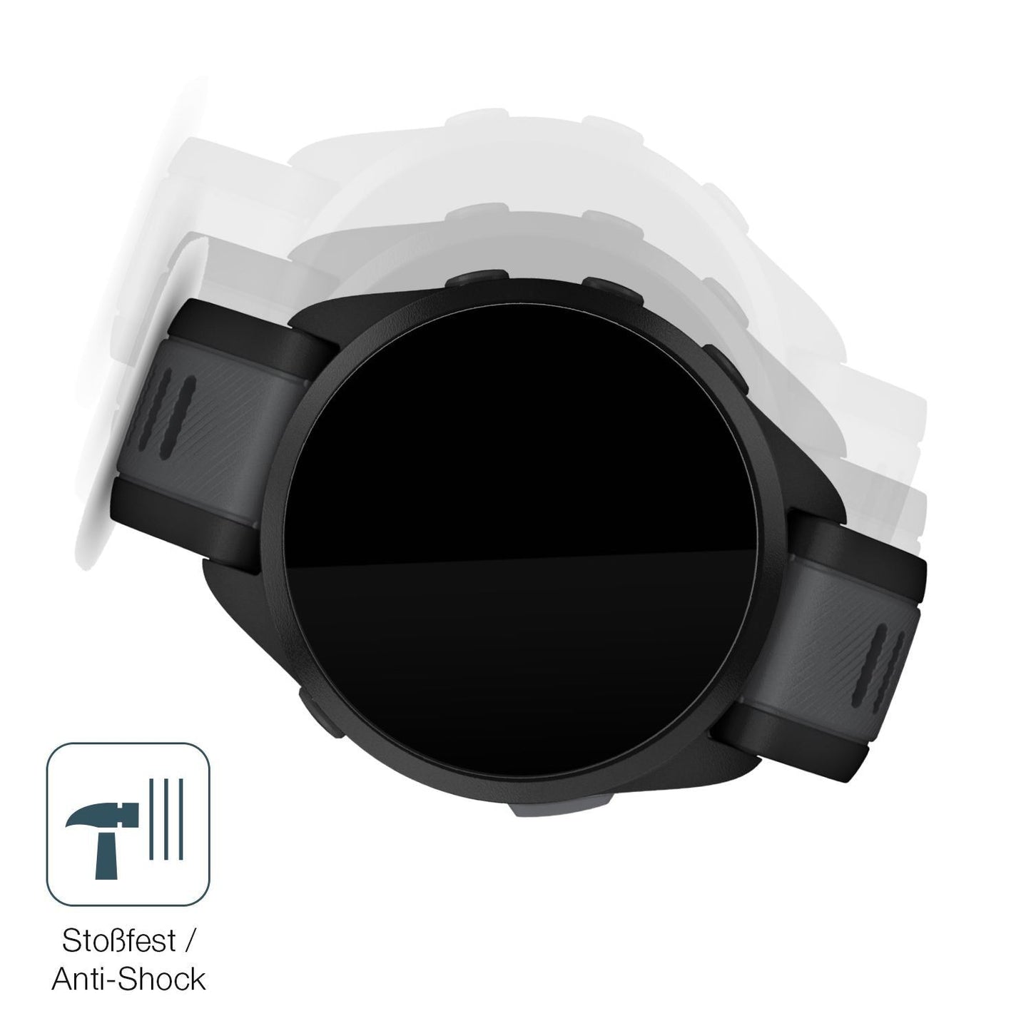 2x 9H Schutzfolie für Garmin Forerunner 165 Panzer (4)