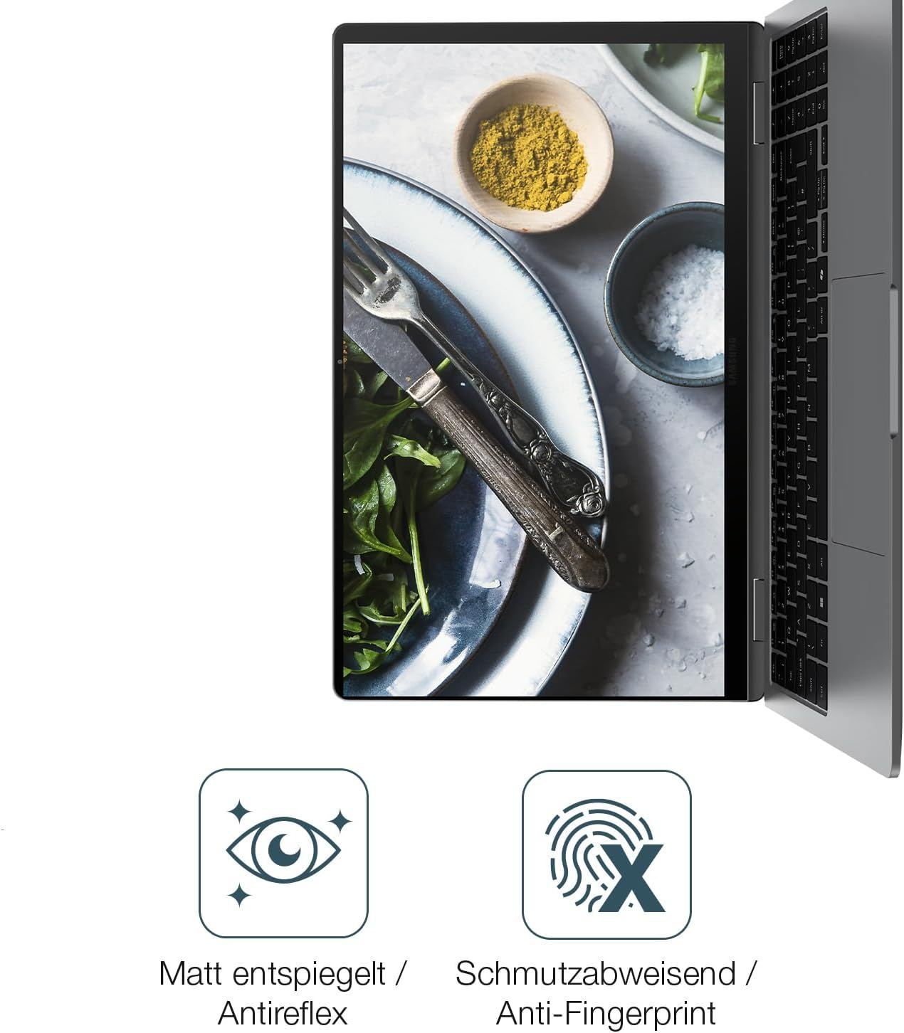 2x Schutzfolie matt für Samsung Galaxy Book 5 Pro  (4)