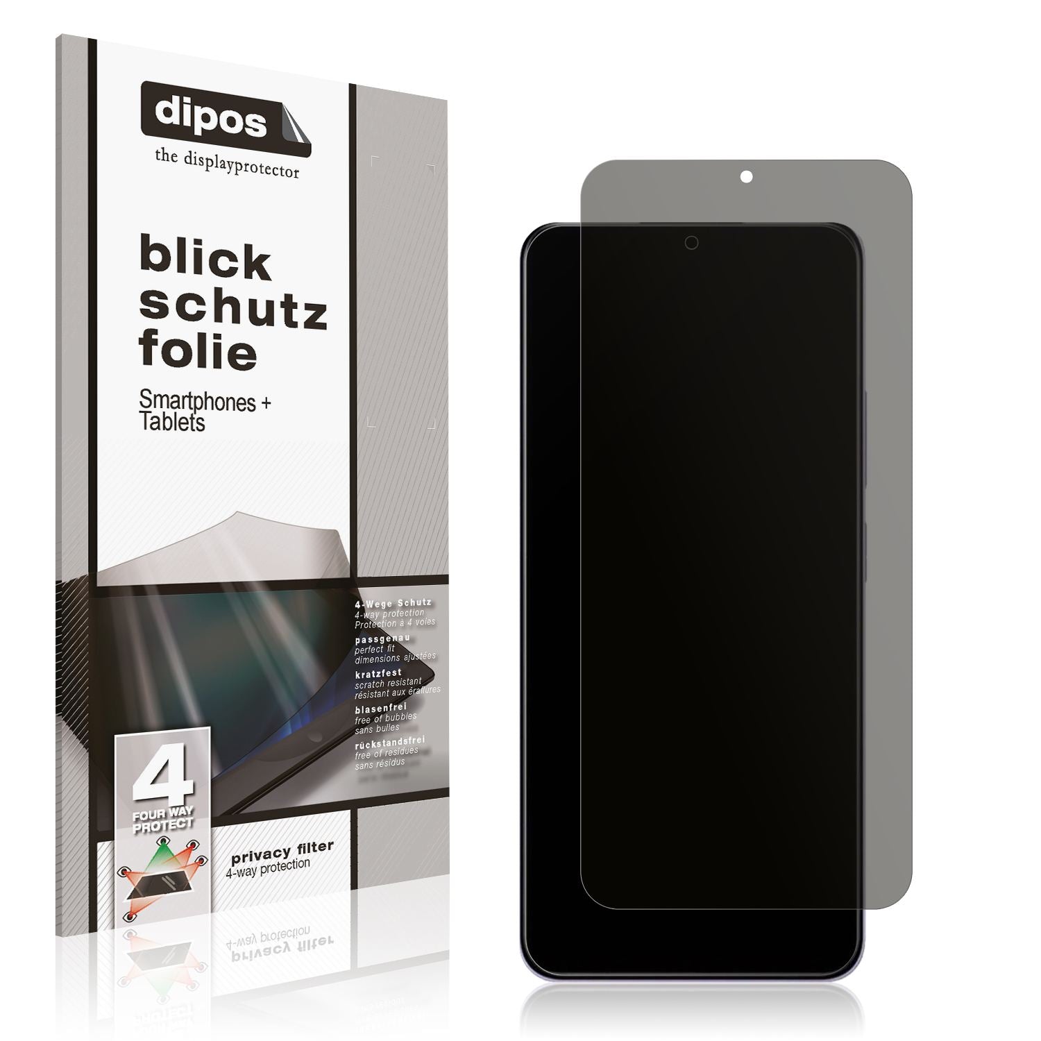 Blickschutzfolie für Xiaomi Redmi 14R 5G matt Schu (1)