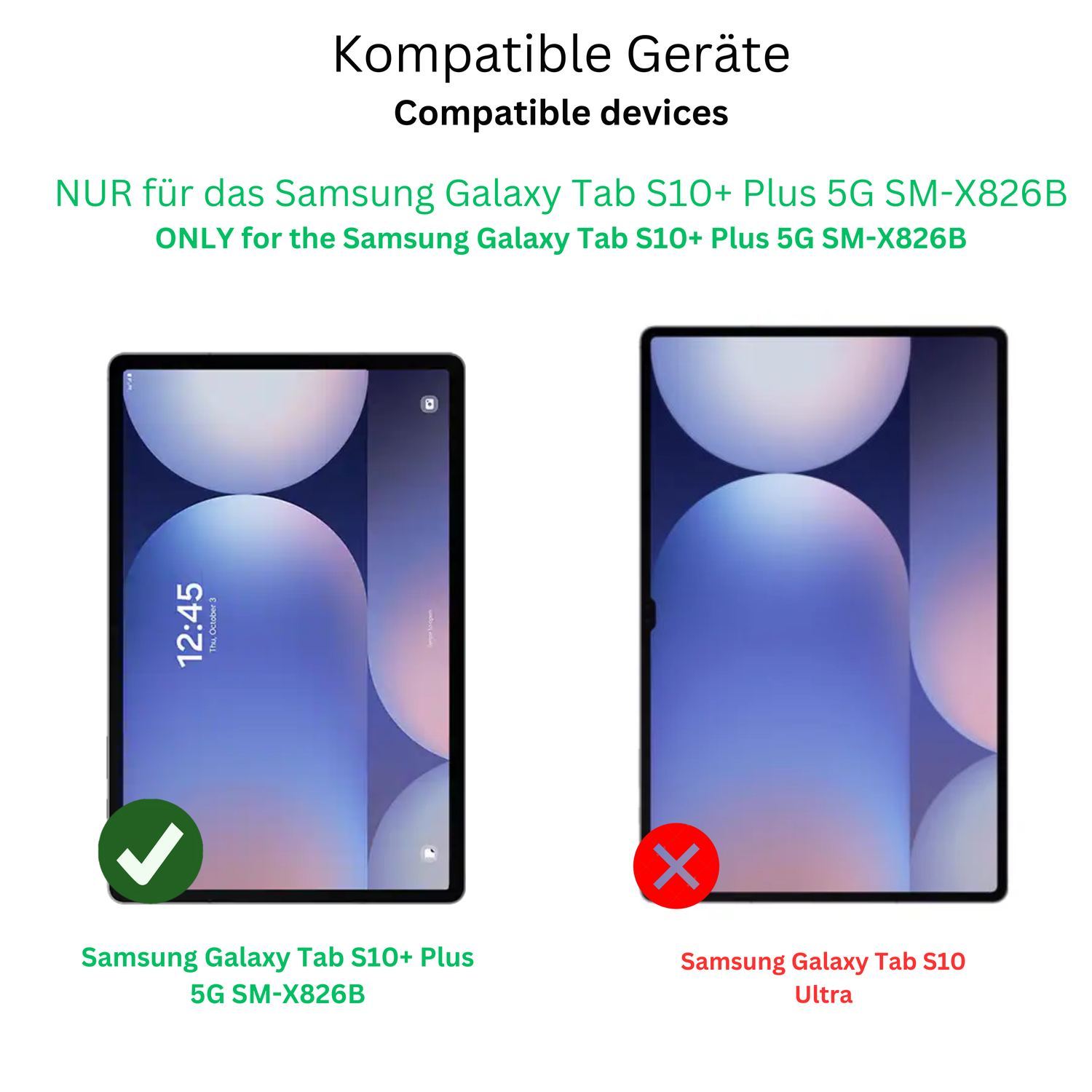 2x 9H Schutzfolie für Samsung Galaxy Tab S10 Plus  (2)