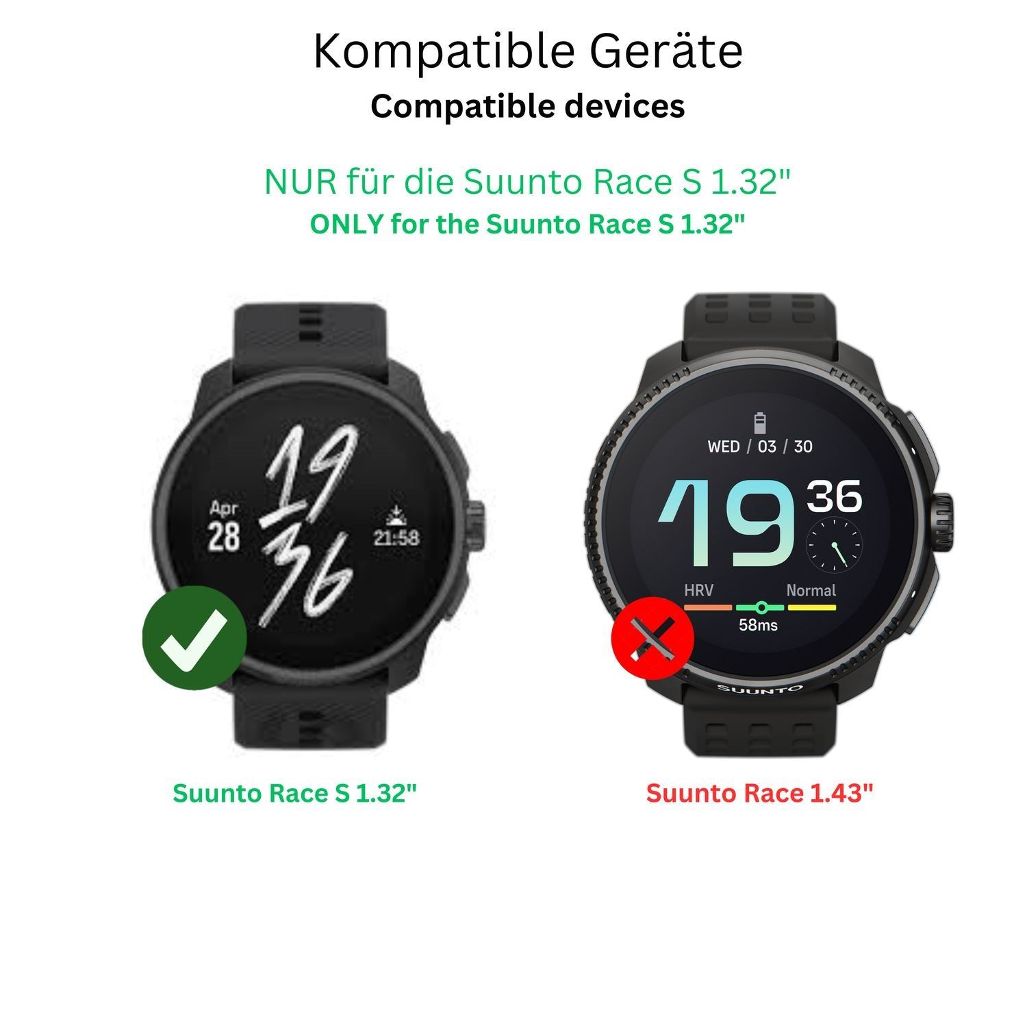 2x 9H Schutzfolie matt für Suunto Races Panzerfoli (2)