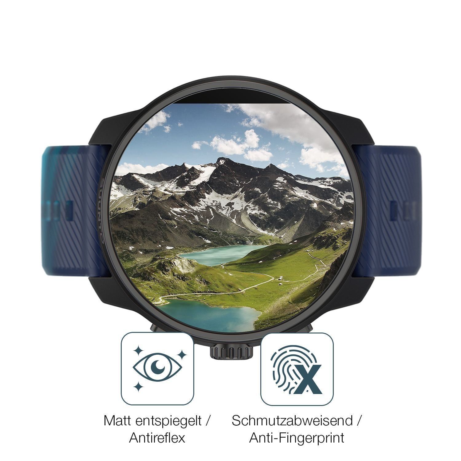 2x 9H Schutzfolie matt für Suunto Races Panzerfoli (6)