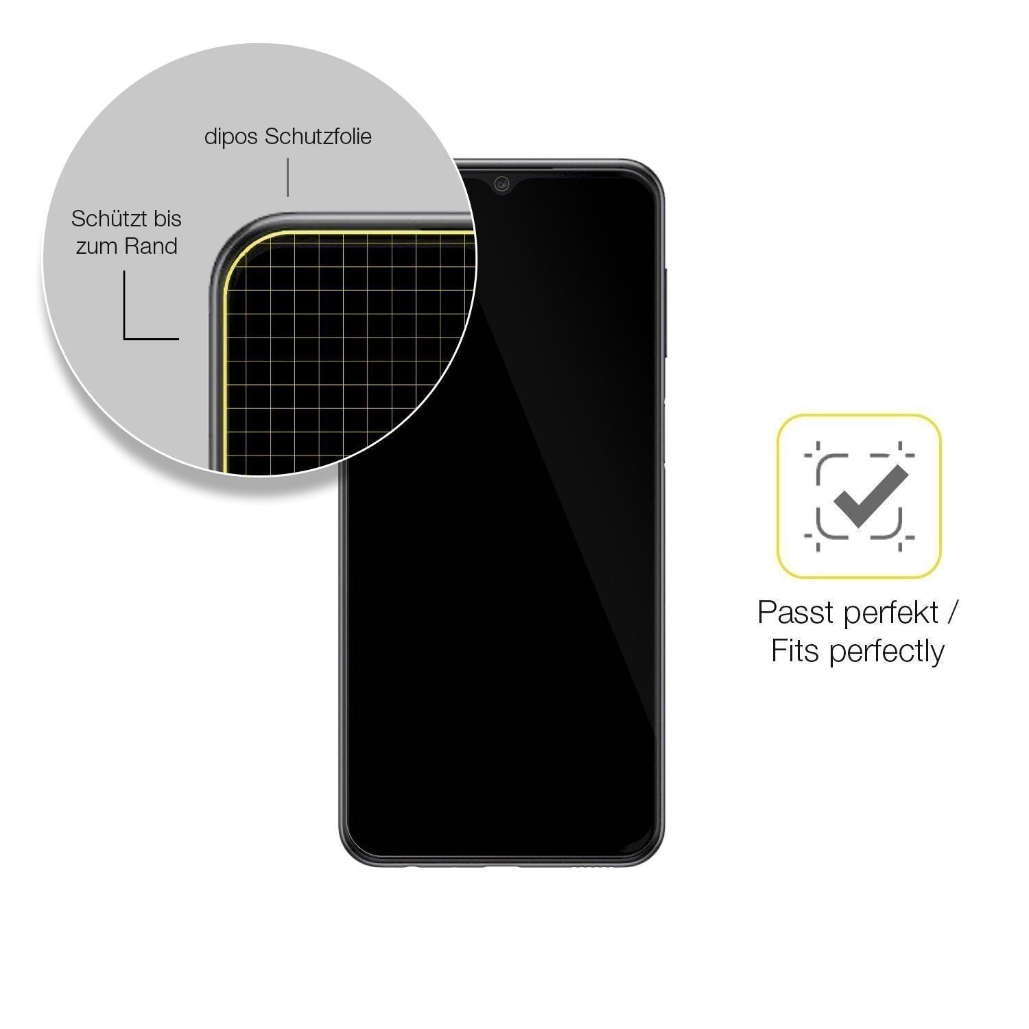 2x 3D Full Cover Schutzfolie für Samsung Galaxy A2 (6)