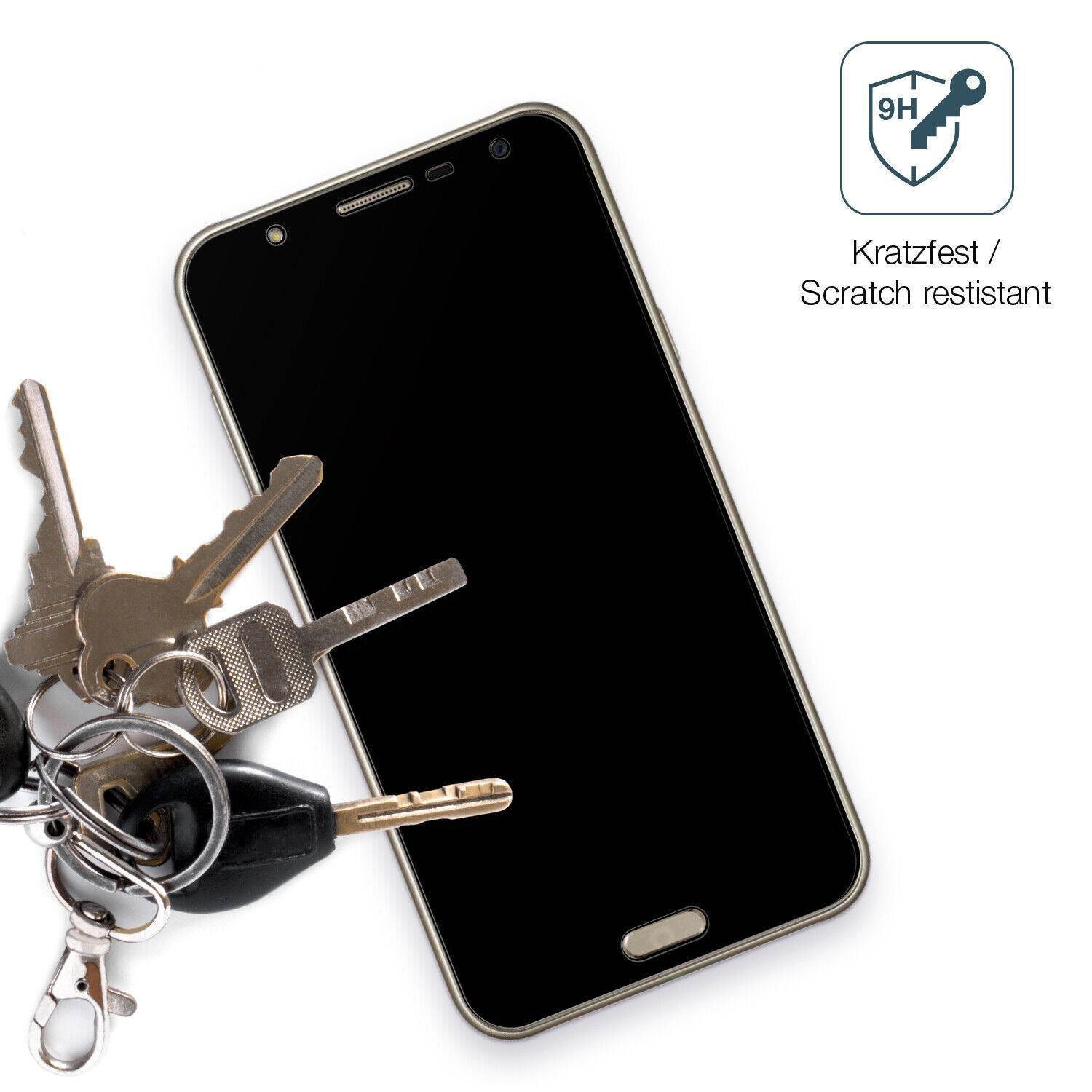 1x 9H Schutzfolie matt für Samsung Galaxy J7 Neo P (3)