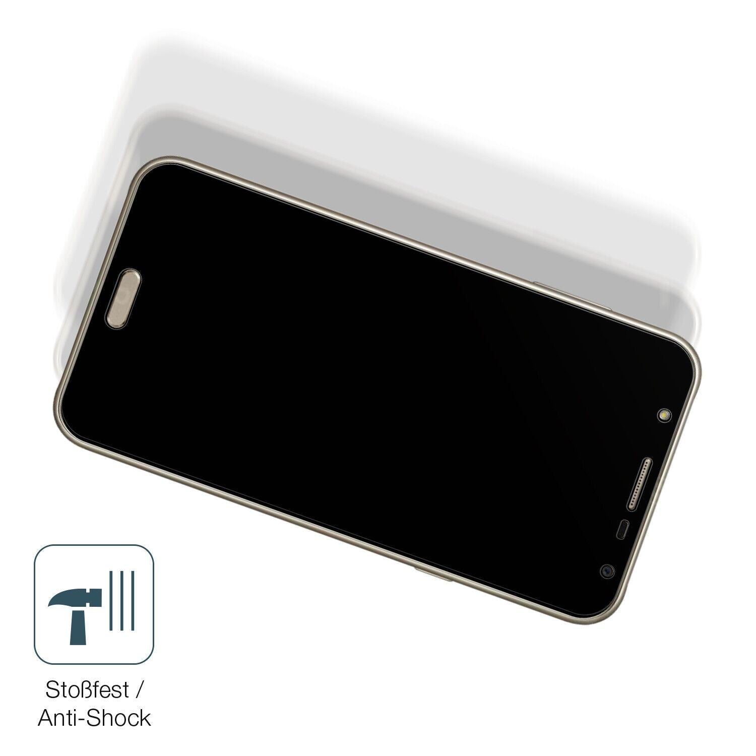 1x 9H Schutzfolie matt für Samsung Galaxy J7 Neo P (4)