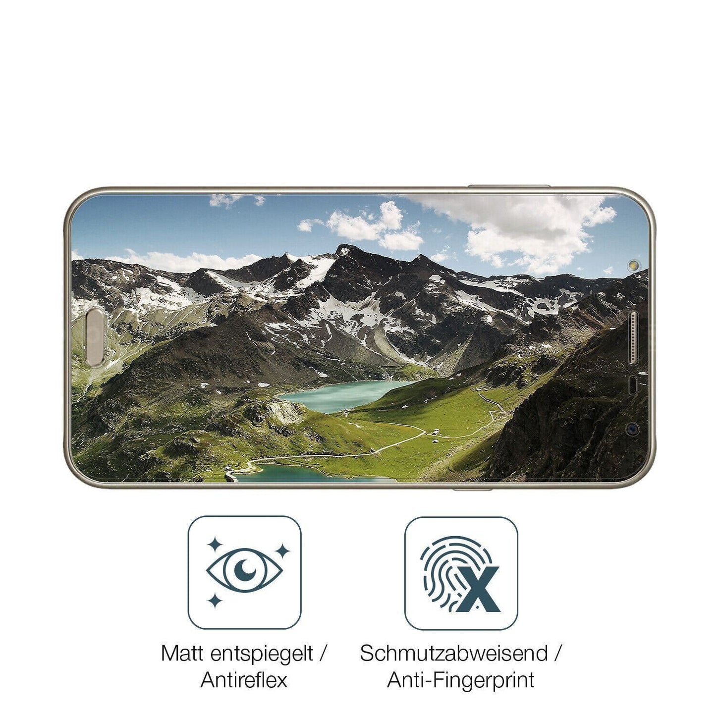 1x 9H Schutzfolie matt für Samsung Galaxy J7 Neo P (5)