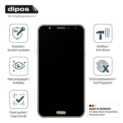 1x 9H Schutzfolie matt für Samsung Galaxy J7 Neo P (7)