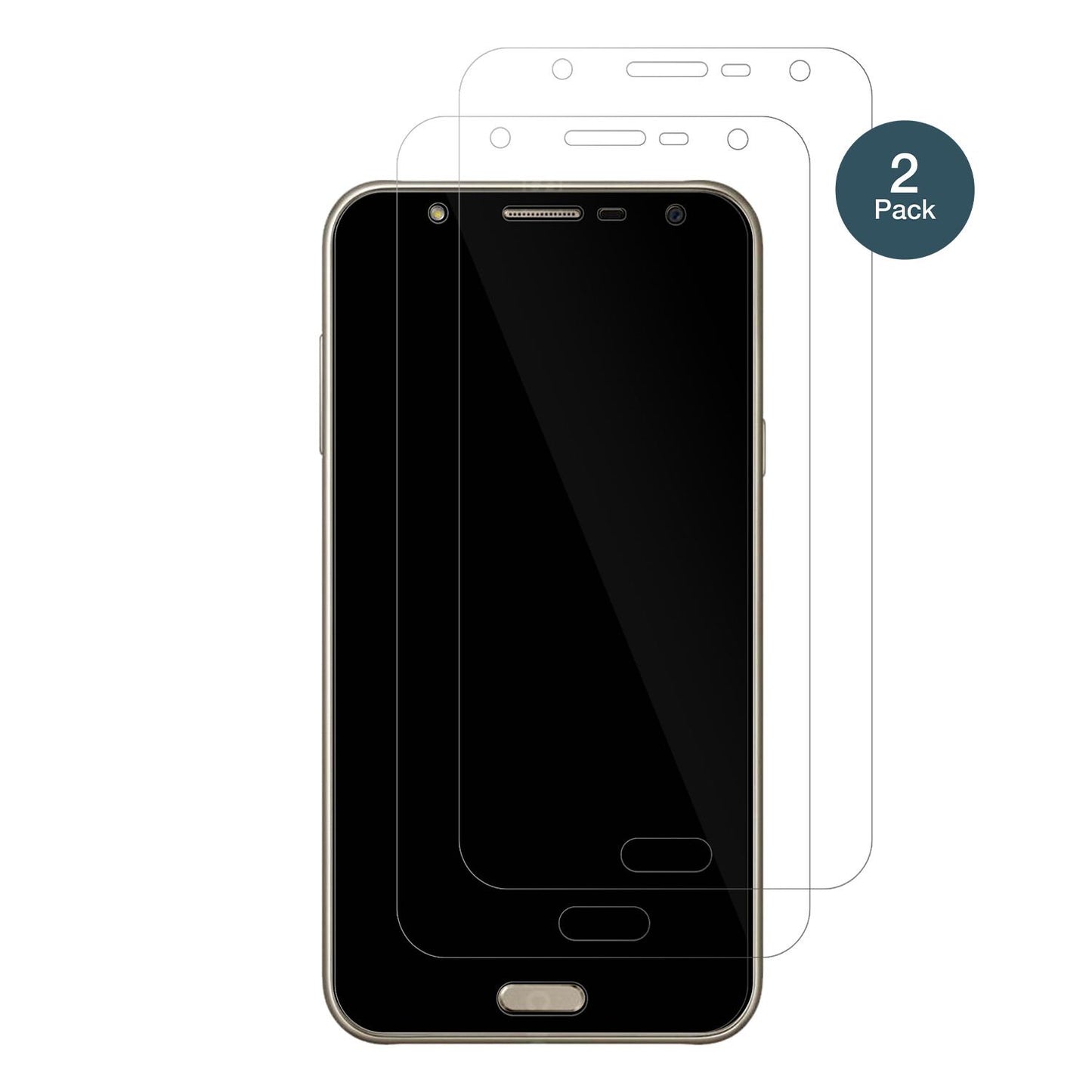 2x 9H Schutzfolie für Samsung Galaxy J7 Neo Panzer (2)